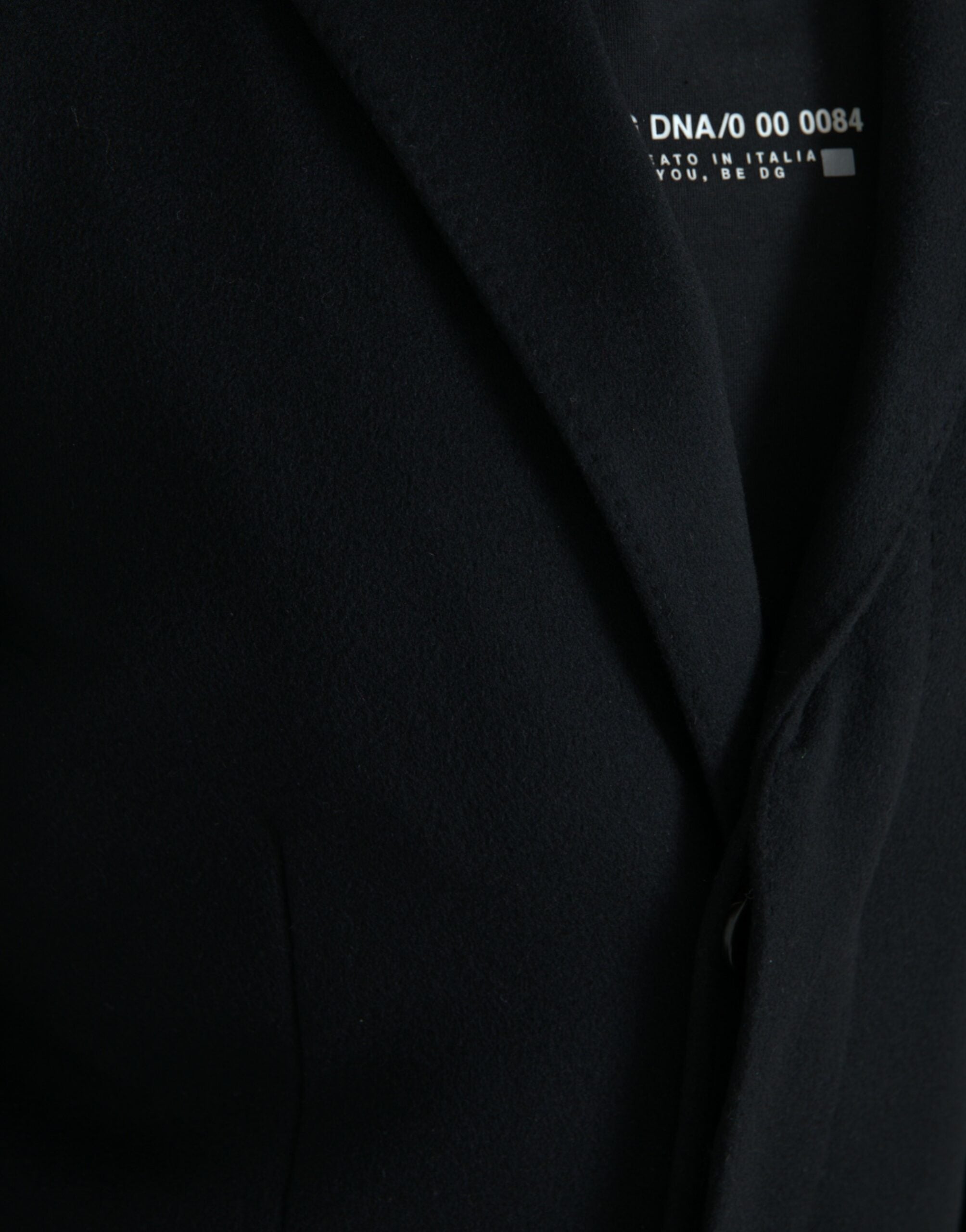 Dolce & Gabbana Black Single-Breasted Trench Coat Jacket-5
