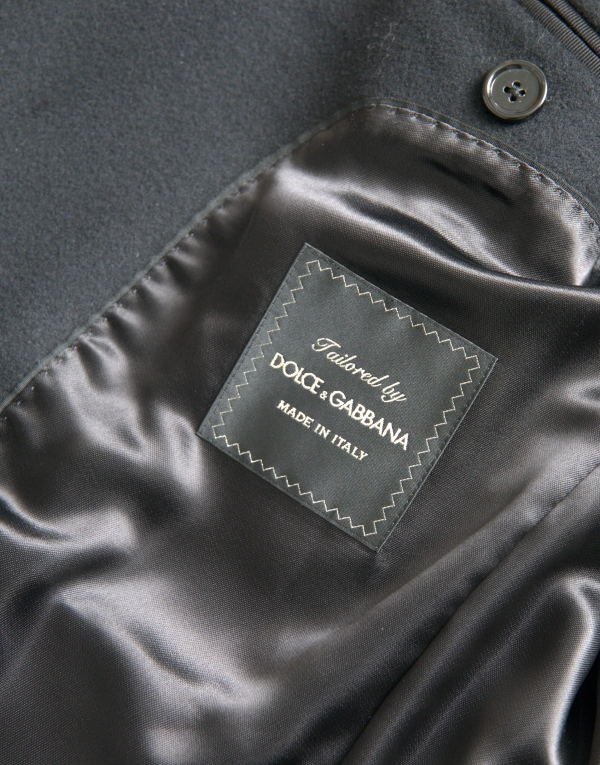 Dolce & Gabbana Black Single-Breasted Trench Coat Jacket-8