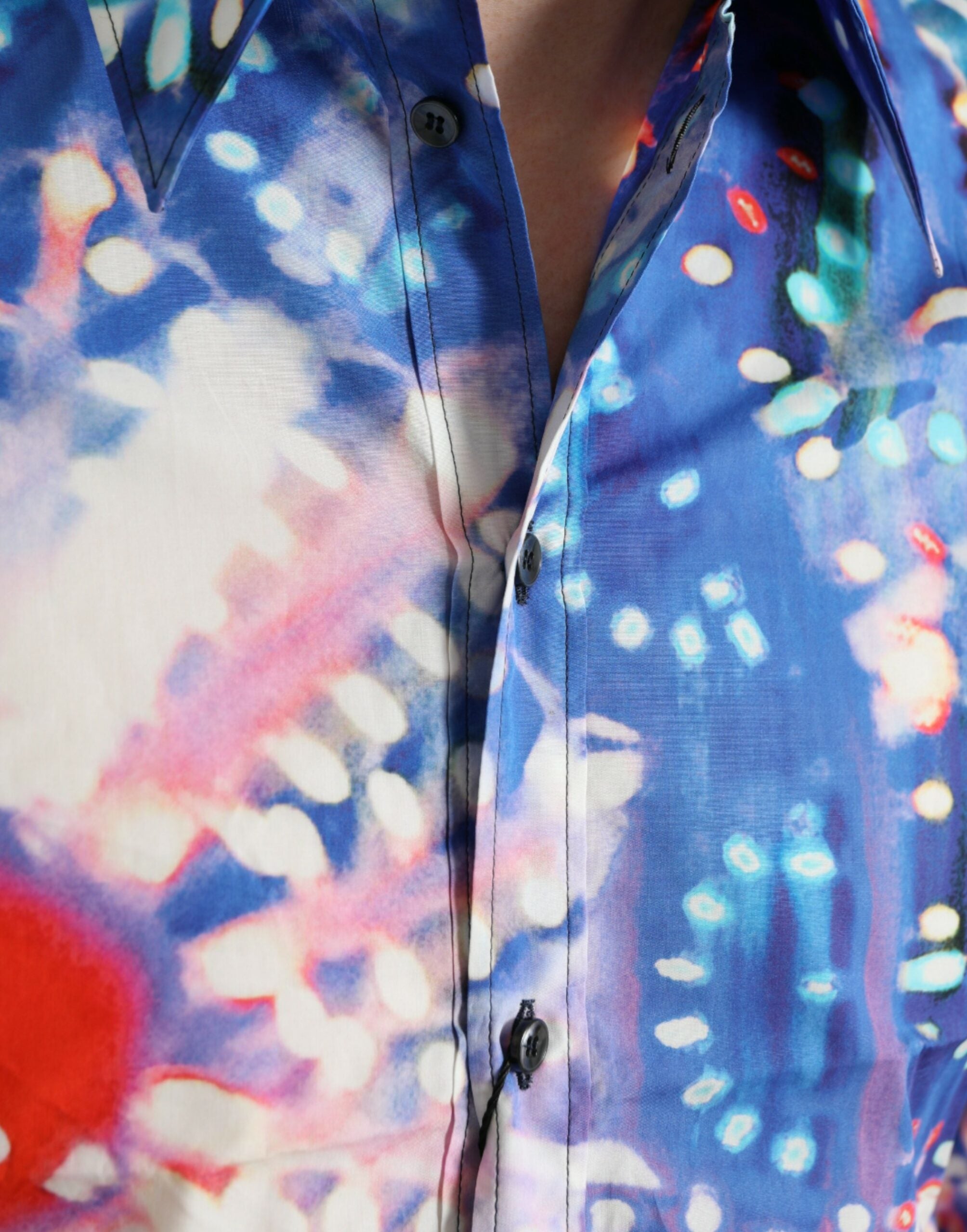 Dolce & Gabbana Multicolor Luminarie Slim MARTINI Shirt-5