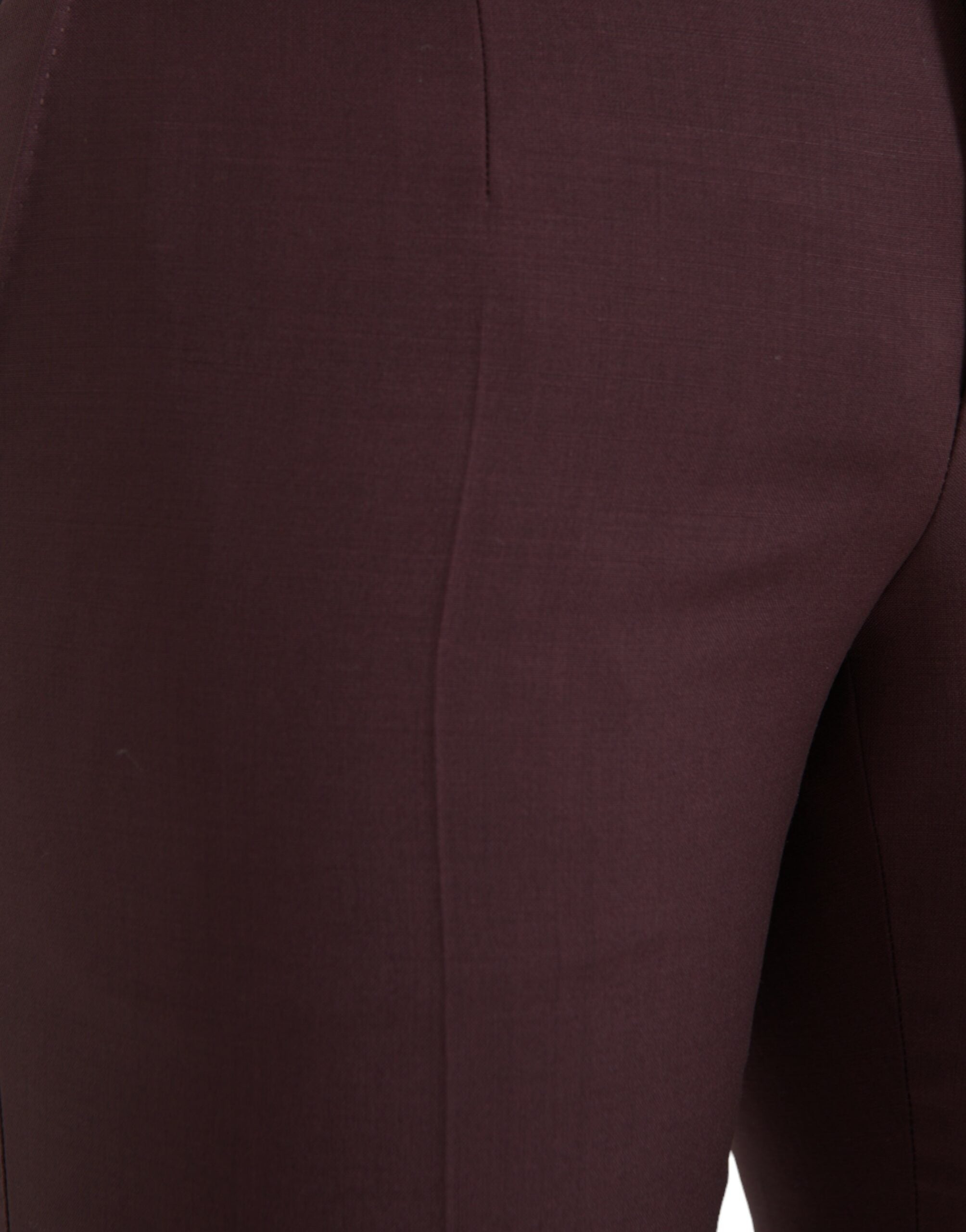 Dolce & Gabbana Chestnut Brown Wool Men's Slim Fit Dress Trousers-4