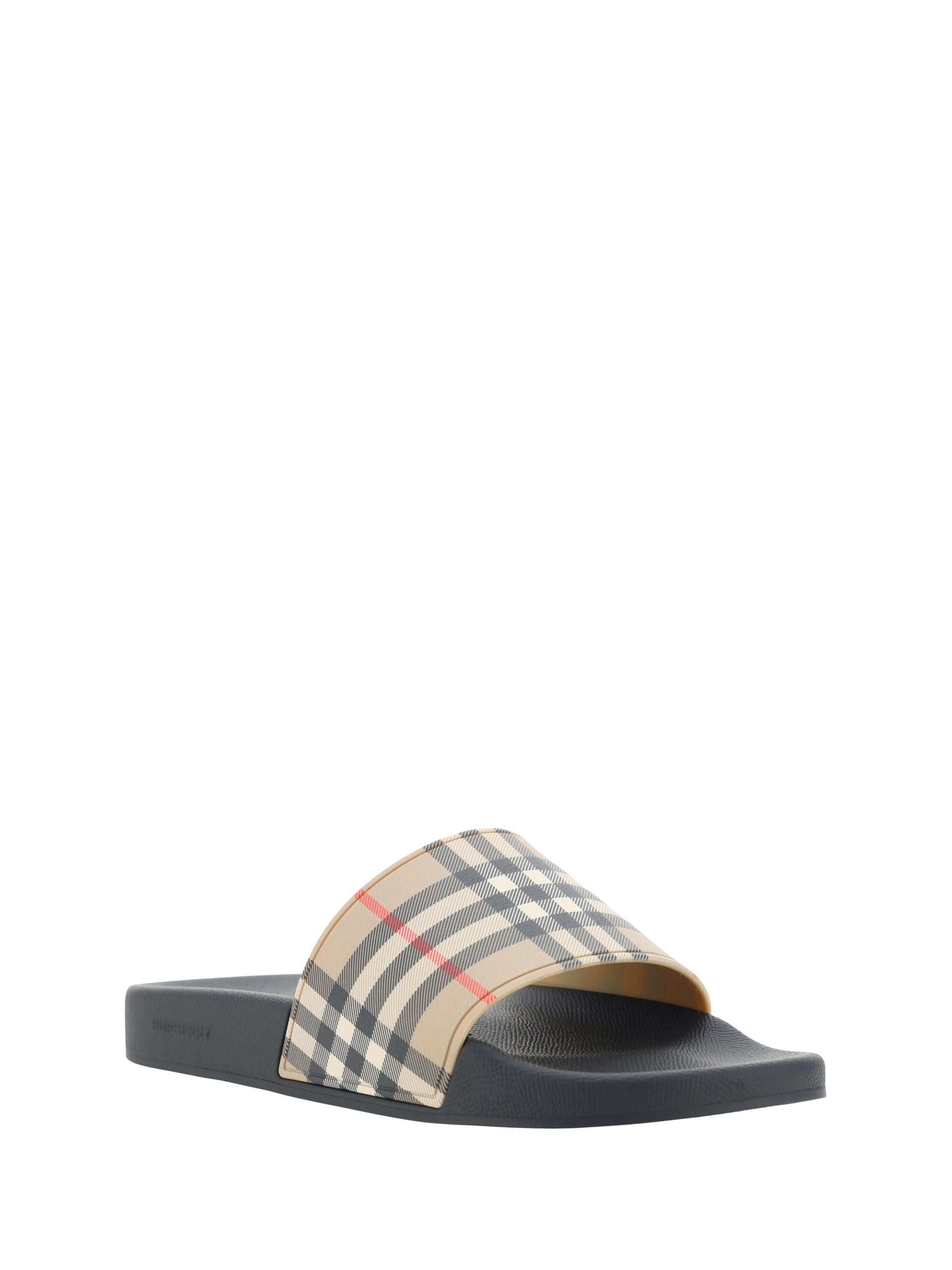 Burberry Brown Rubber Sandals-2