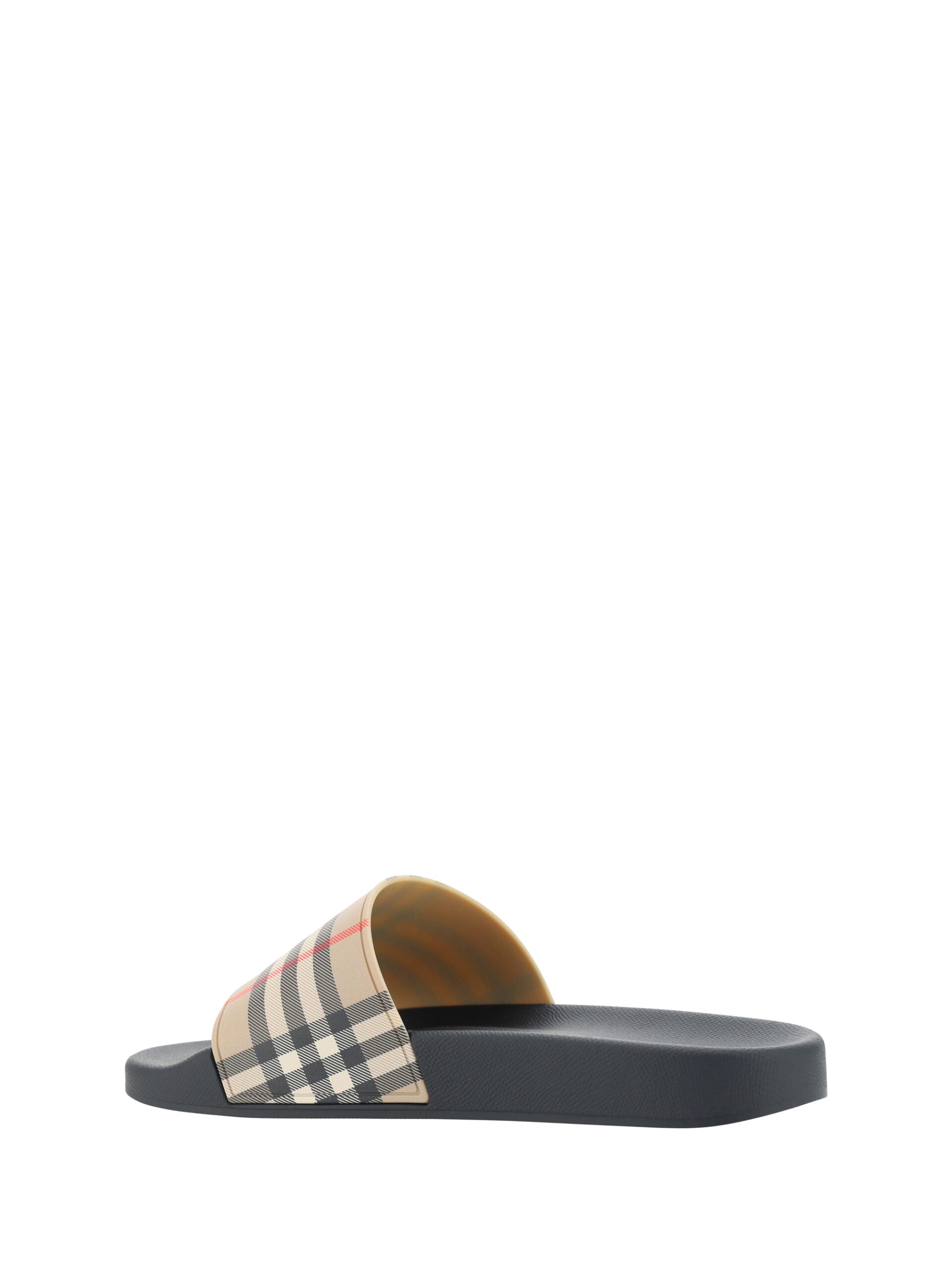 Burberry Brown Rubber Sandals-3