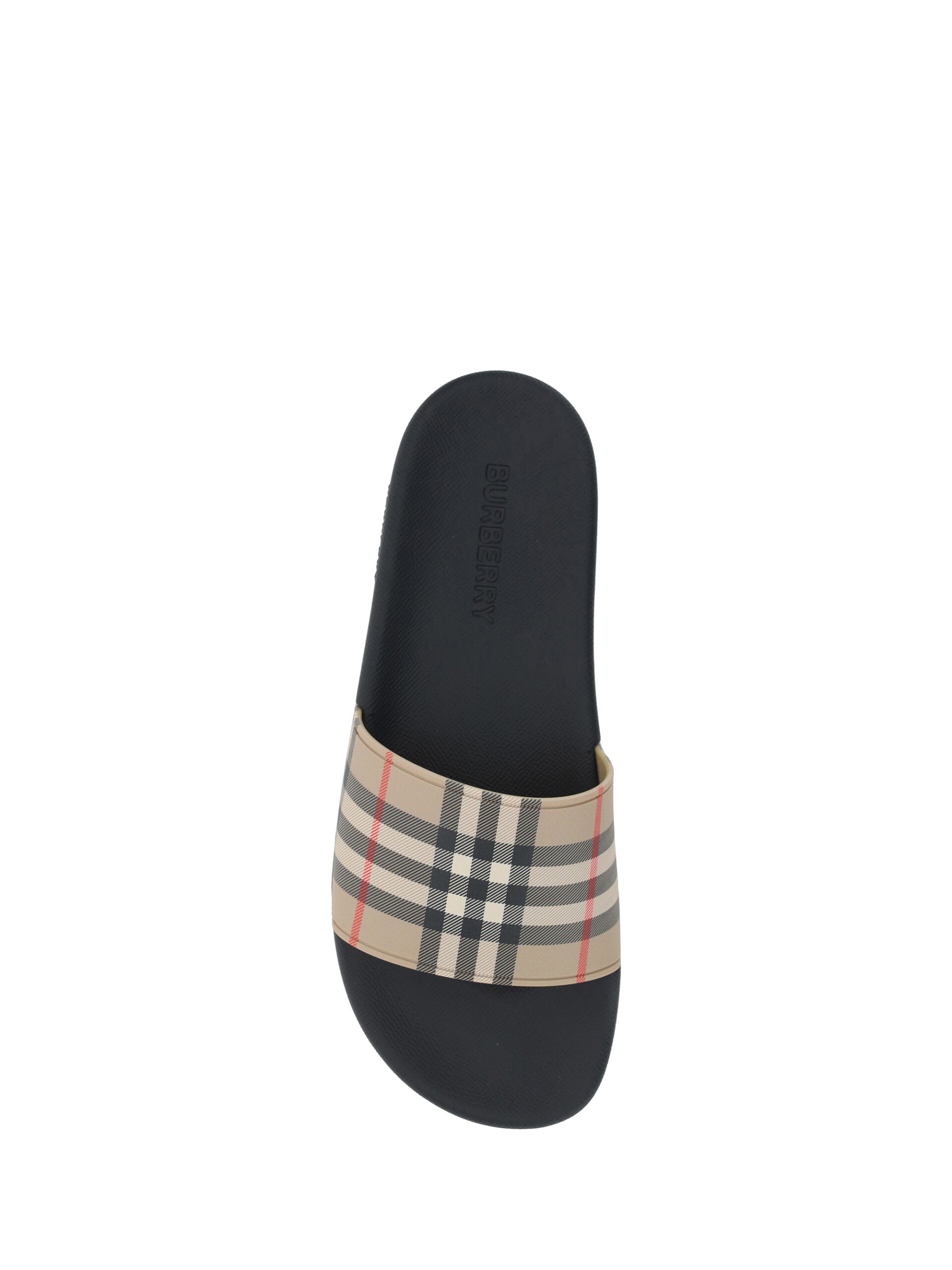 Burberry Brown Rubber Sandals-4