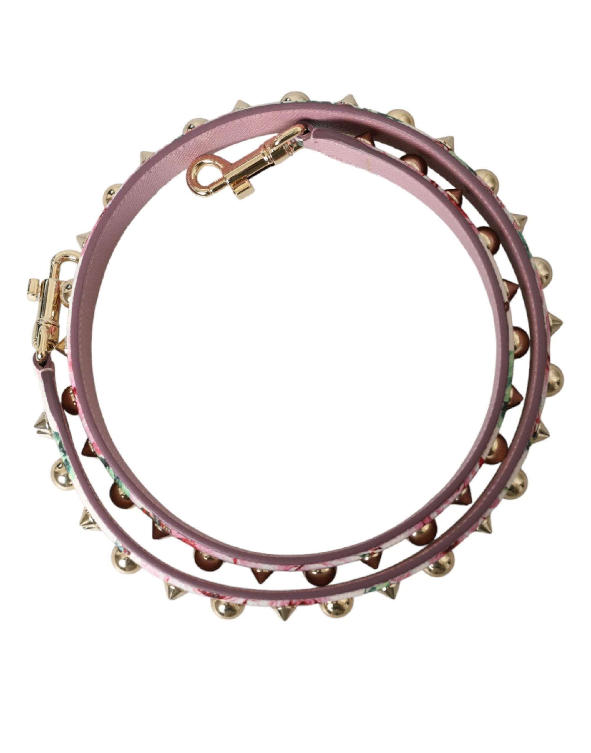 Dolce & Gabbana Pink Floral Handbag Accessory Shoulder Strap-3