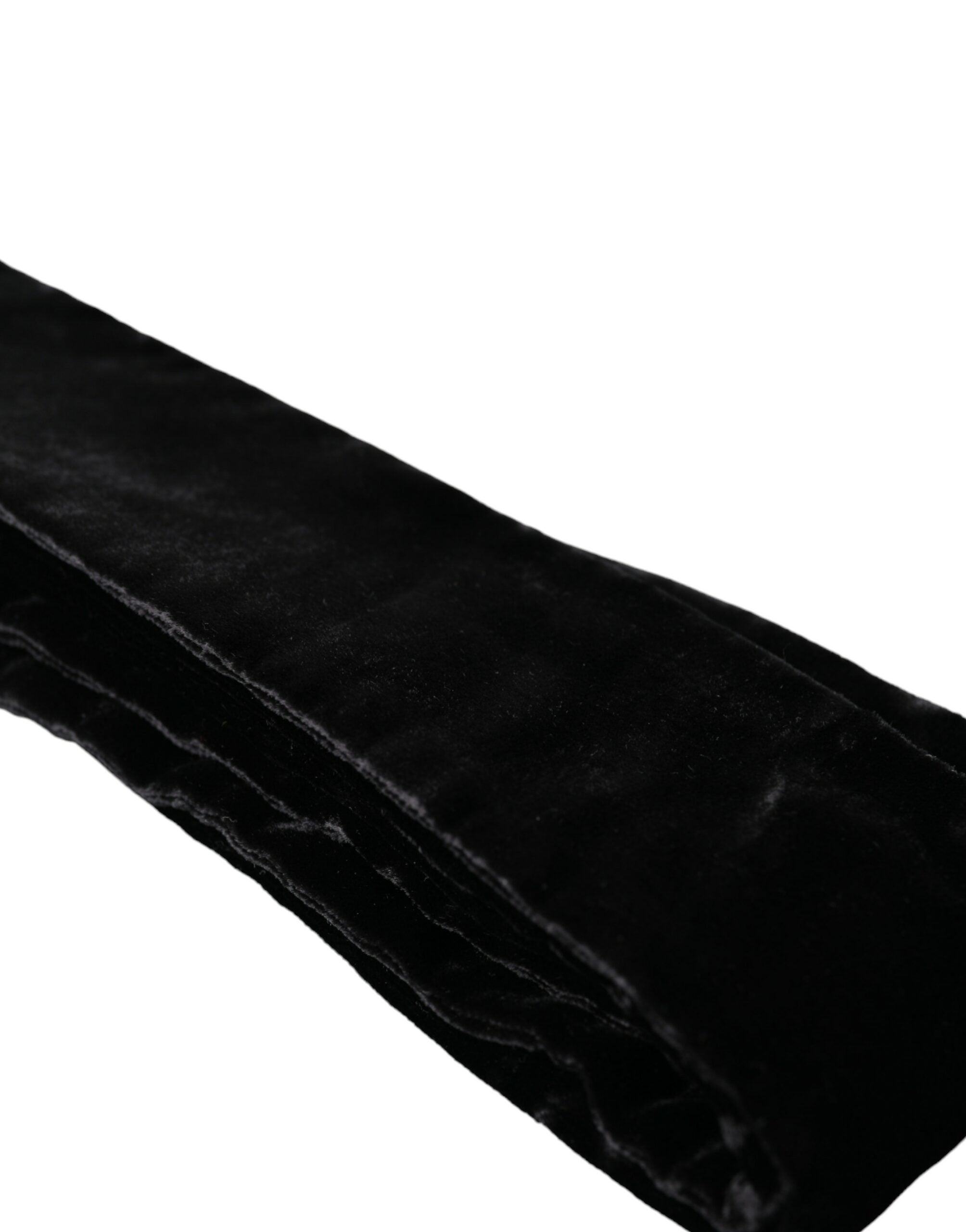 Dolce & Gabbana Schwarzer Viskosegürtel für Frauen mit breiter Taille-3