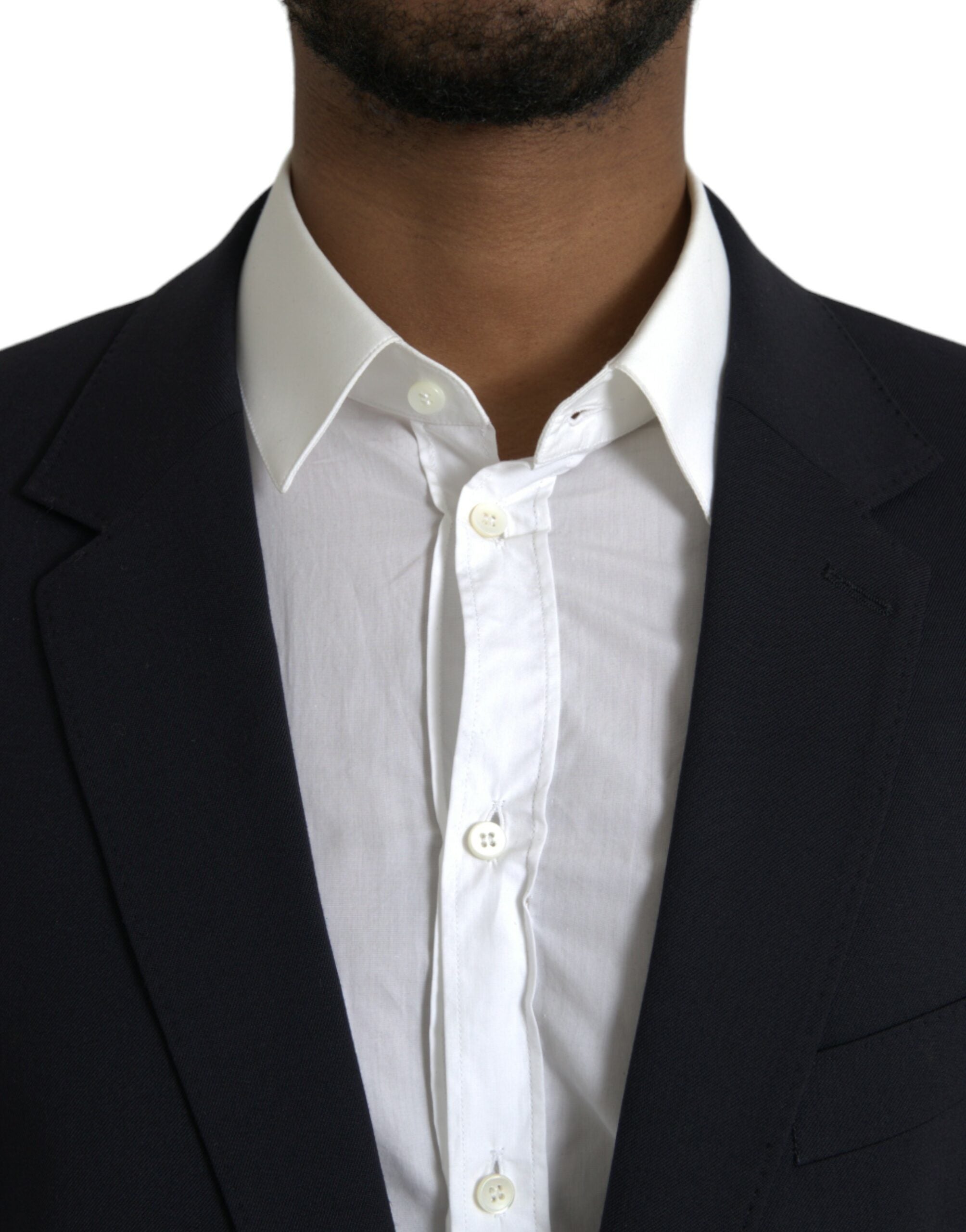 Dolce & Gabbana Schwarzer MARTINI Einreihiger Mantel Blazer-4