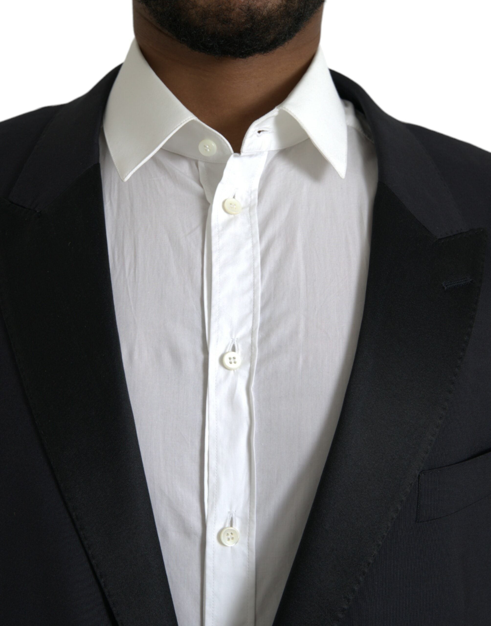Dolce & Gabbana Blauer MARTINI Einreihiger Mantel Blazer-4