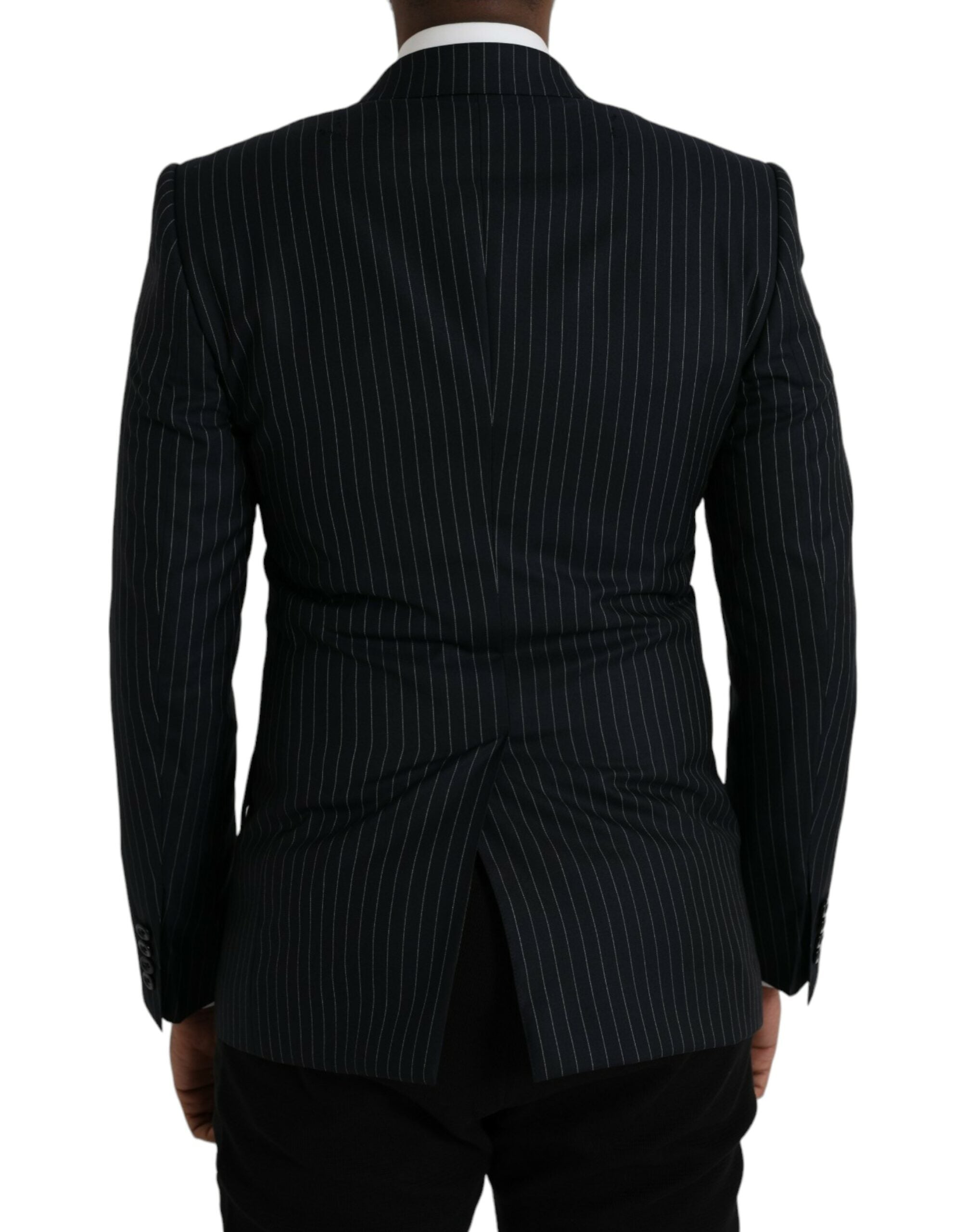 Blazer cruzado SICILIA de rayas negras de Dolce & Gabbana-3