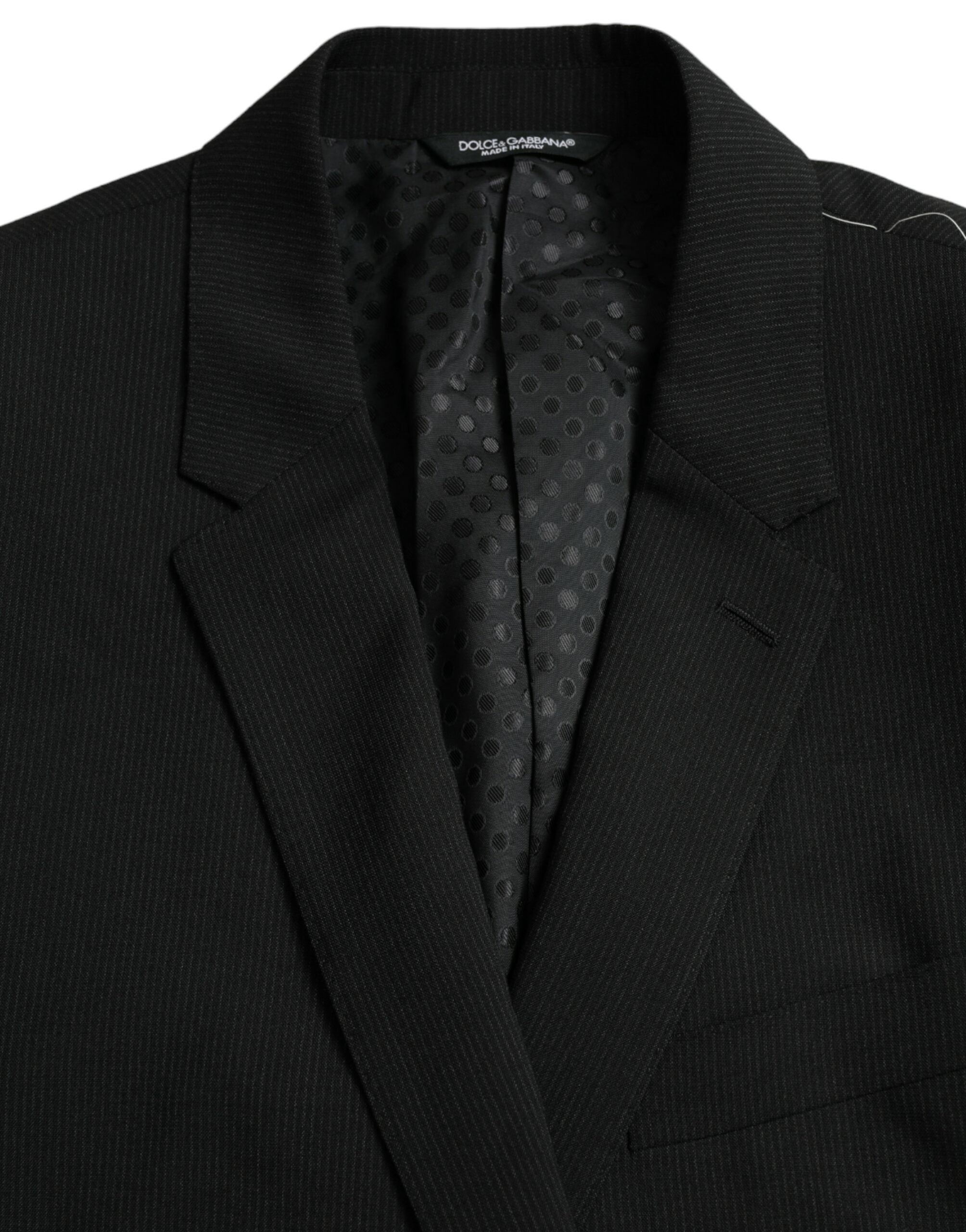 Dolce & Gabbana Blue MARTINI Scarf Single-breasted Blazer-6