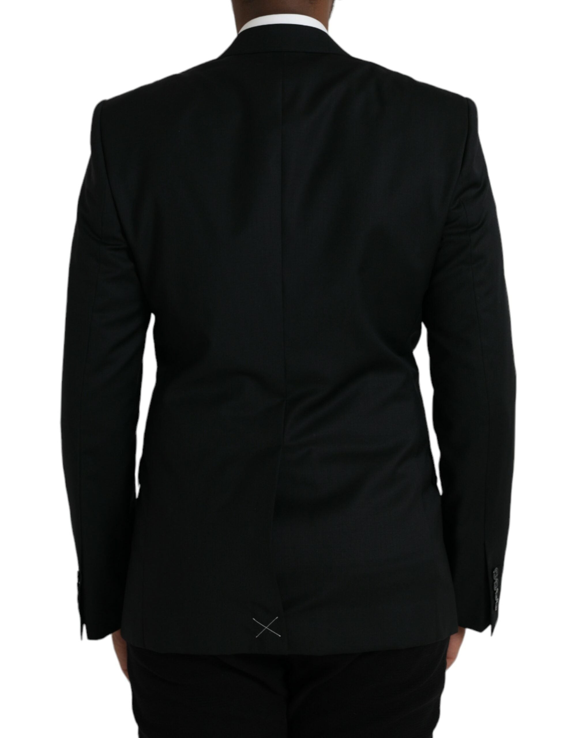 Dolce & Gabbana Black single-breasted wool blazer MARTINI-3