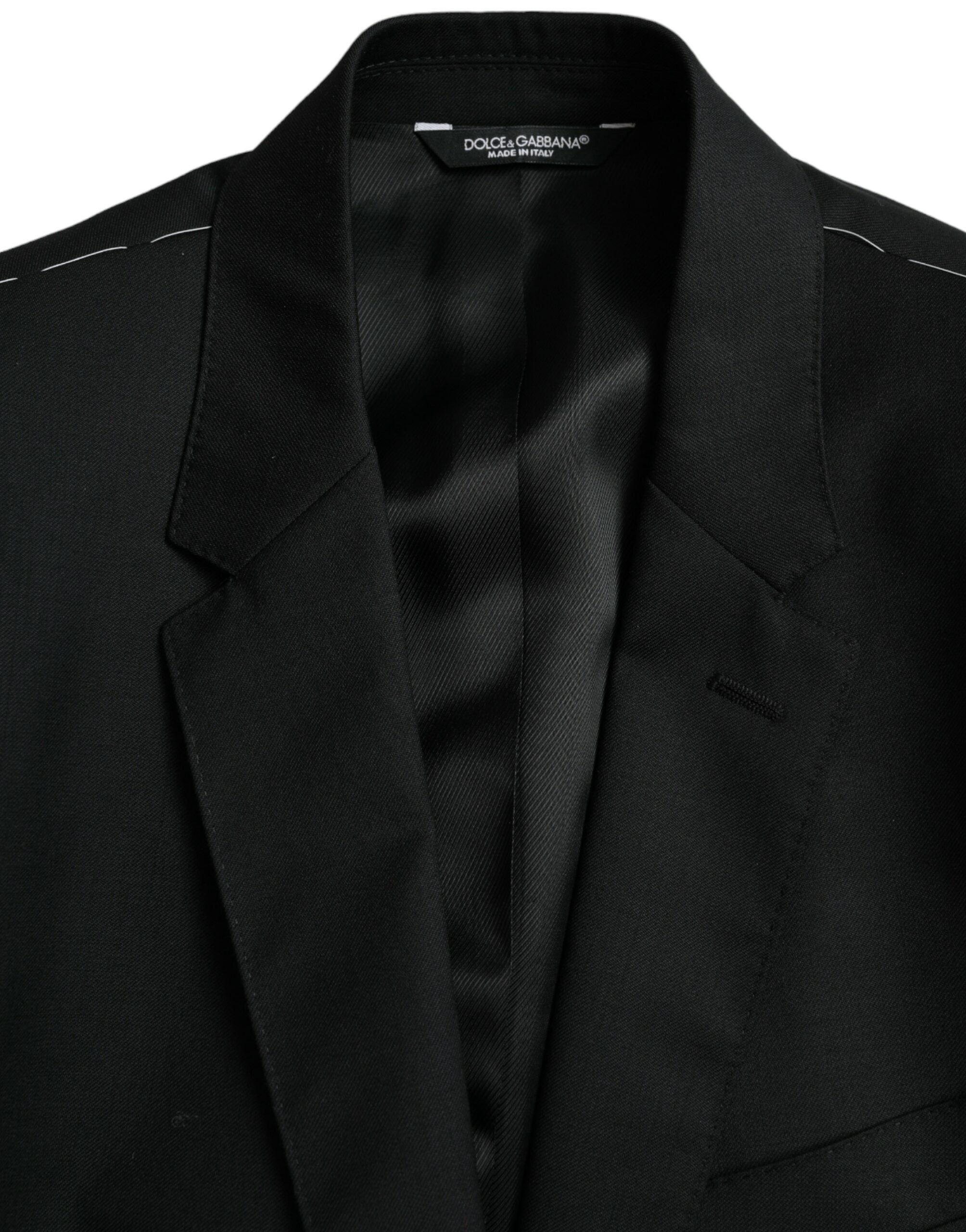 Dolce & Gabbana Black single-breasted wool blazer MARTINI-7