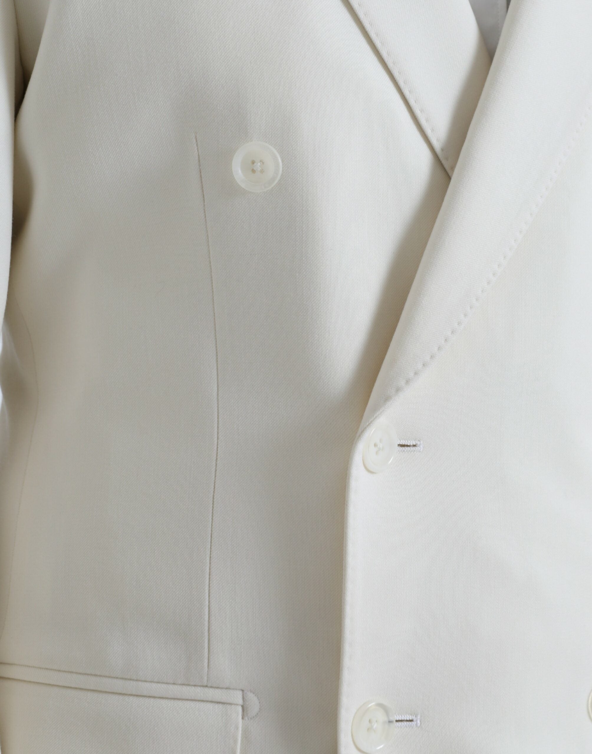 Dolce & Gabbana Weißer Wollblazer MARTINI Zweireiher-5