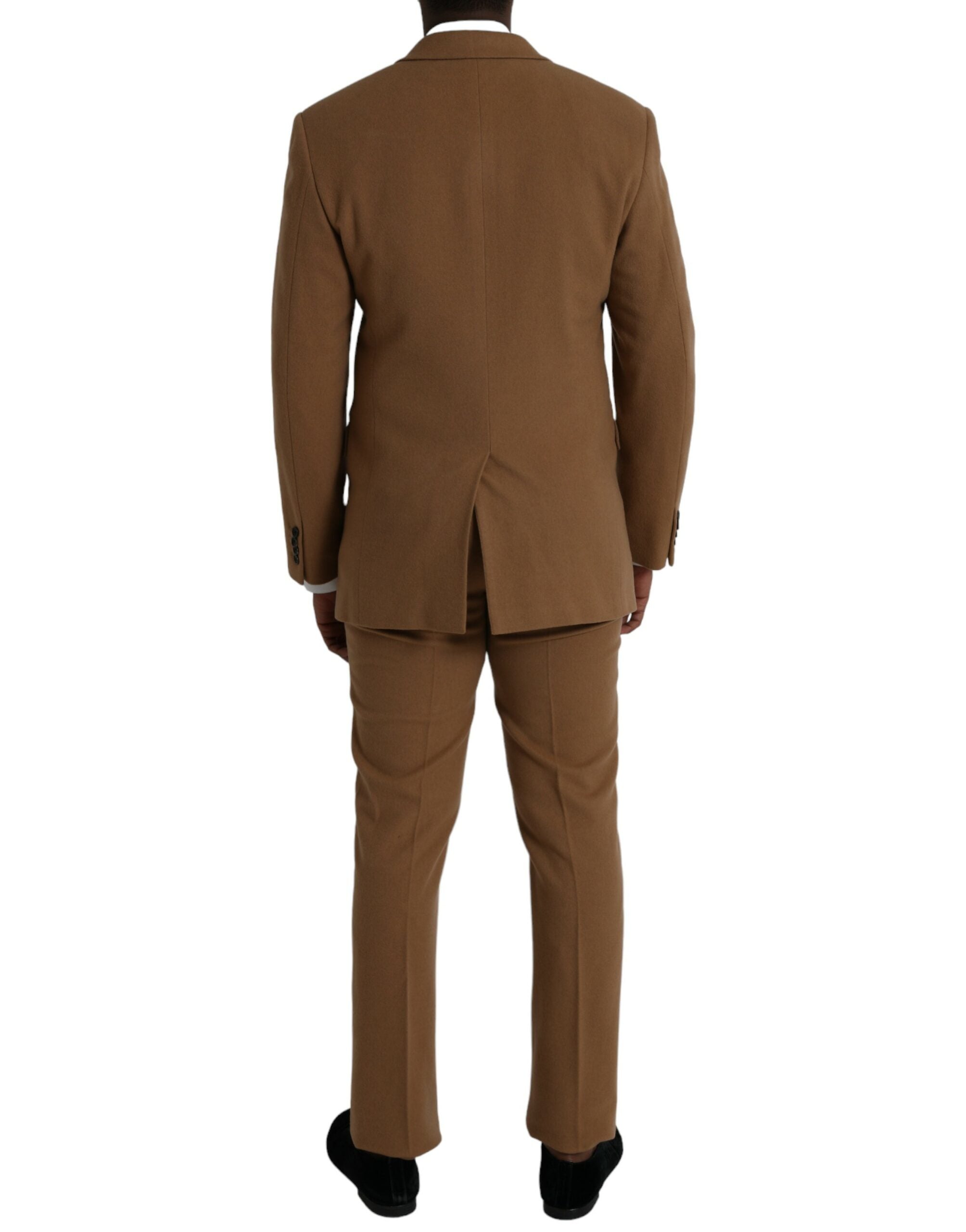 Prada Brown Cashmere 2-Piece Single-Breasted Suit-4
