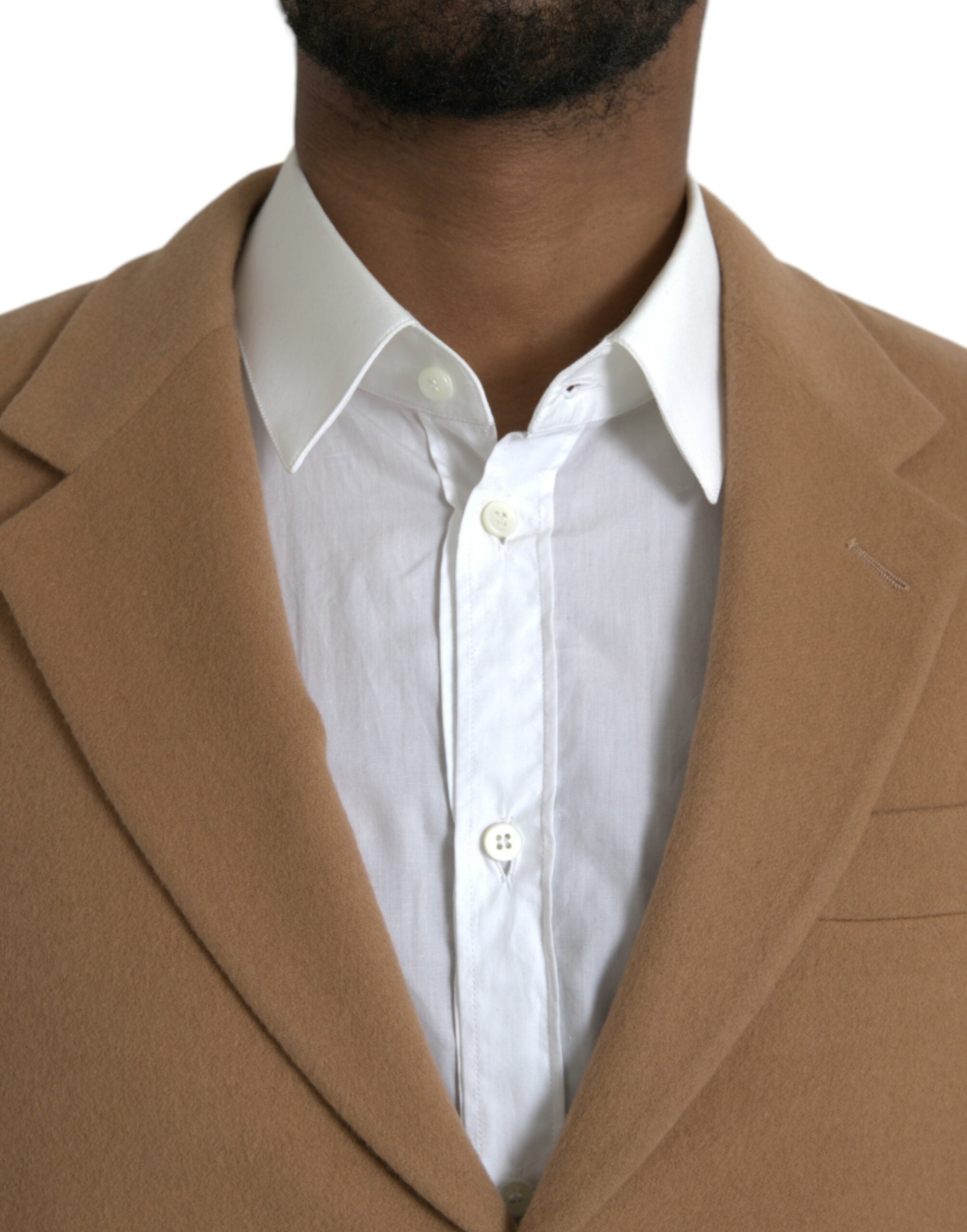 Prada Brown Cashmere 2-Piece Single-Breasted Suit-5