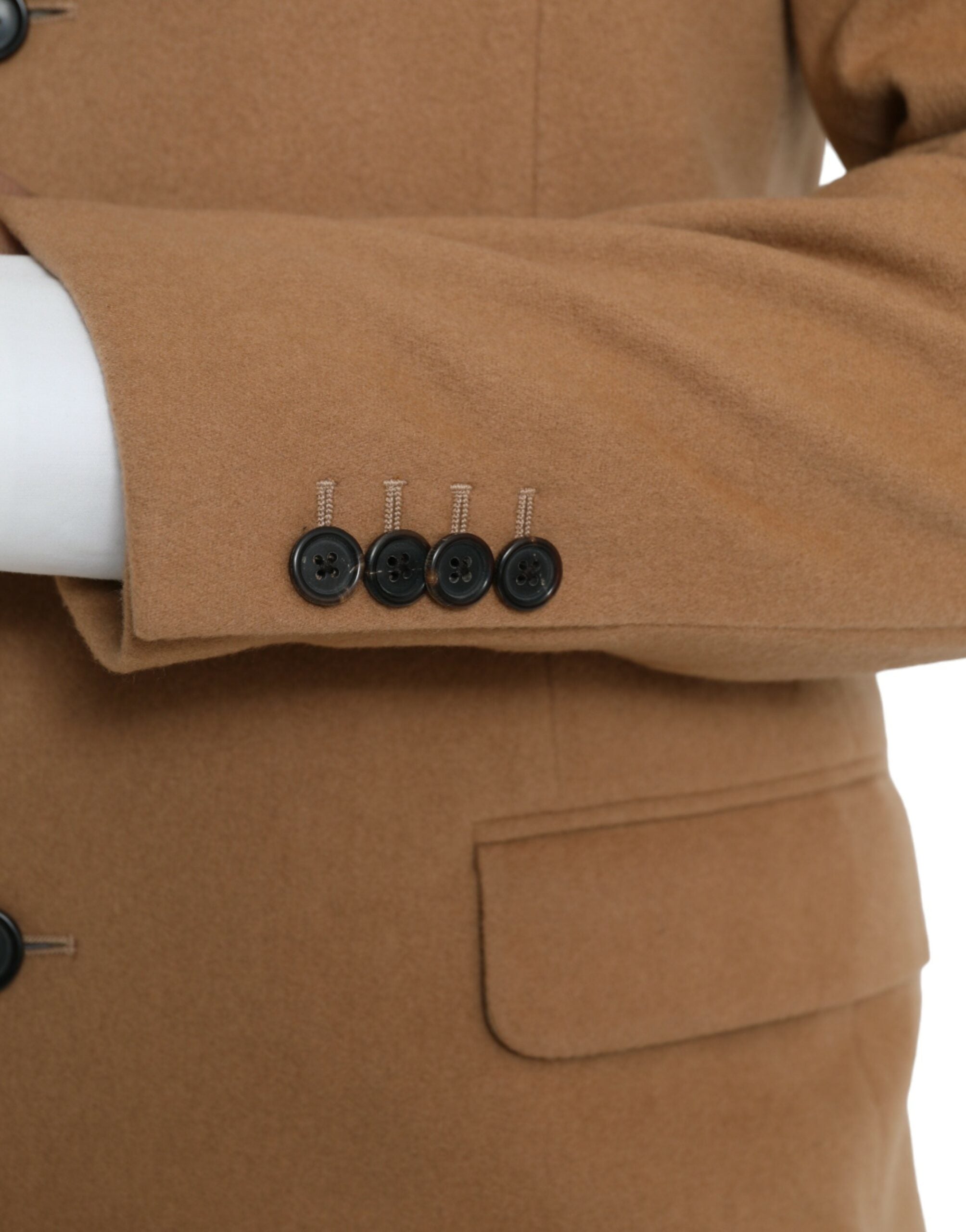Prada Brown Cashmere 2-Piece Single-Breasted Suit-6