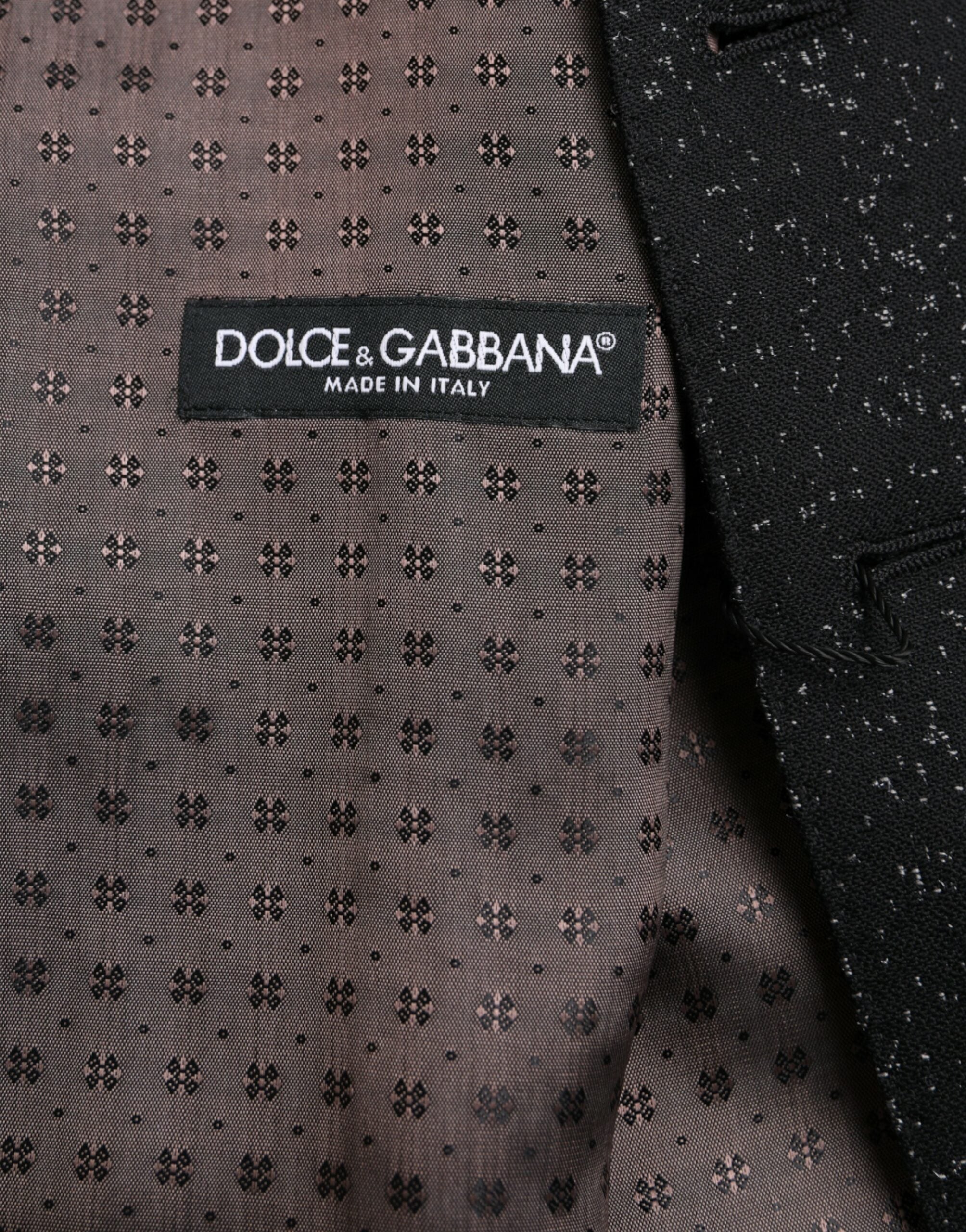 Dolce & Gabbana Schwarz Braun Seidenweste Kleid Formelle Weste-6