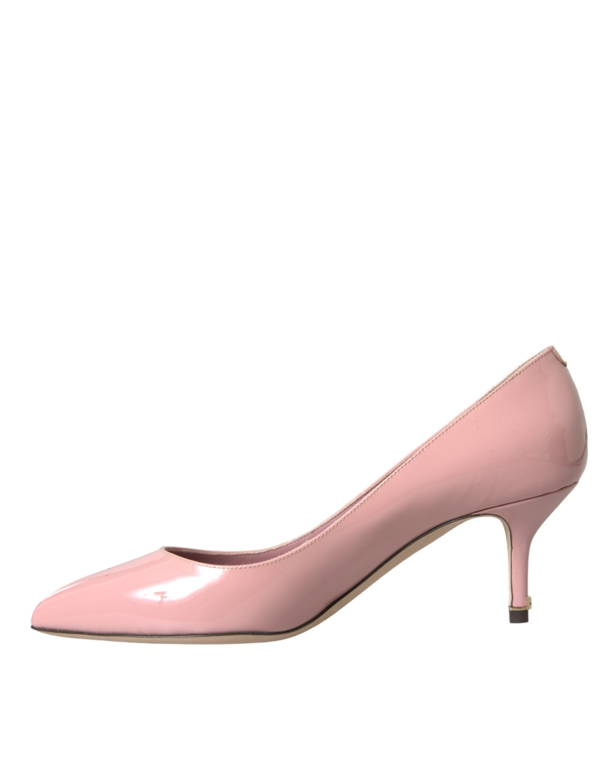 Dolce & Gabbana Hellrosa Lackleder Heels Pumps Schuhe-5