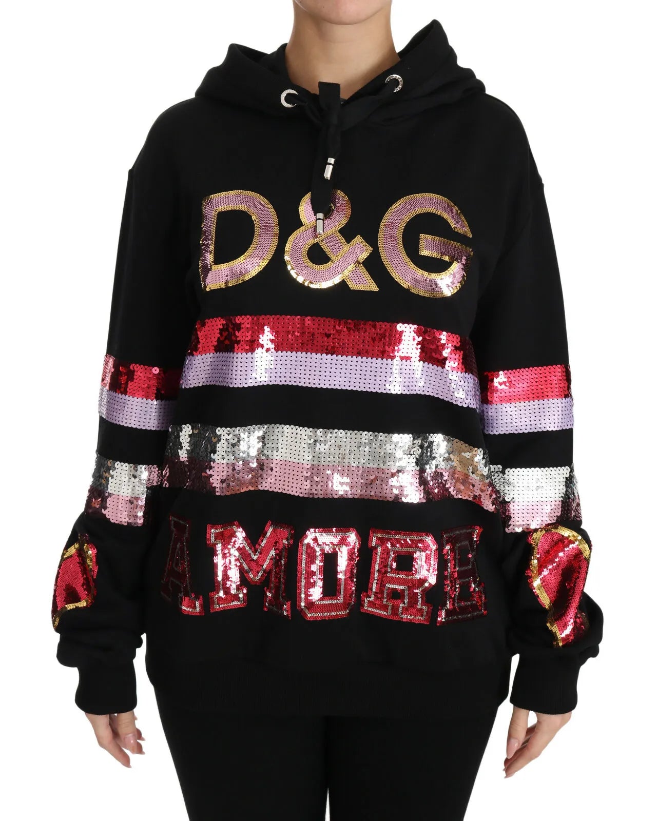 Dolce & Gabbana DG Sequin Hoodie-6