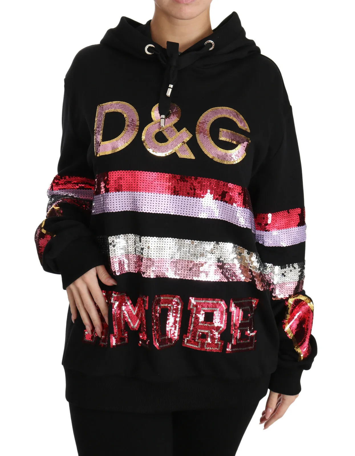 Dolce & Gabbana DG Sequin Hoodie-7