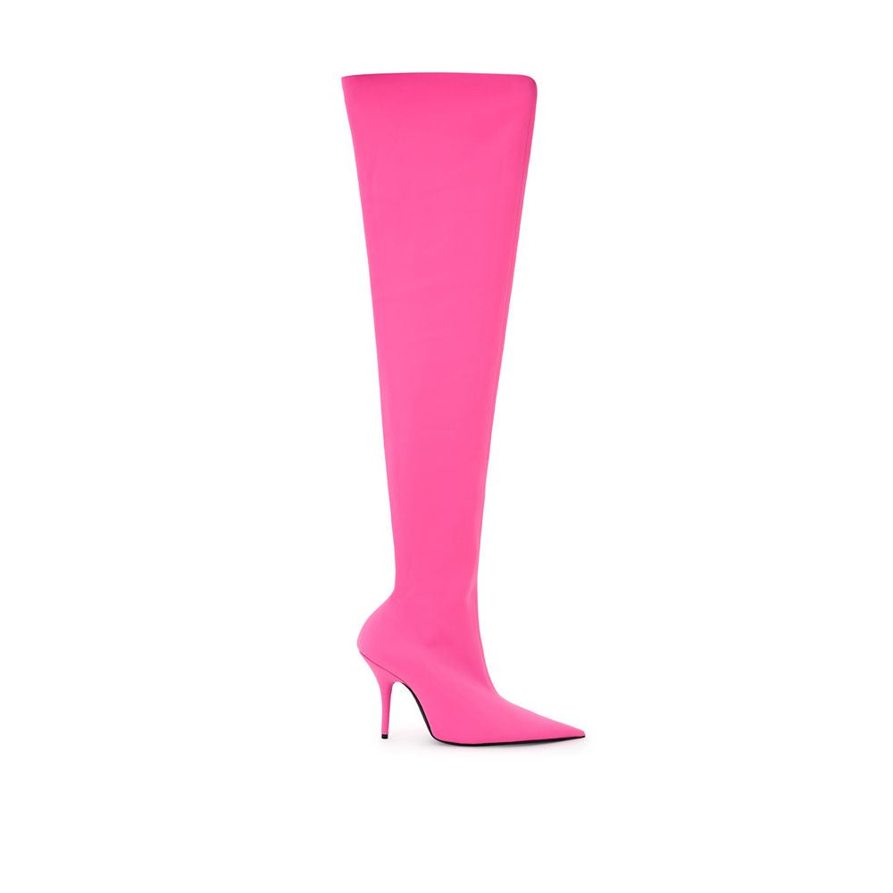 Balenciaga Elegant pink polyester ankle boots