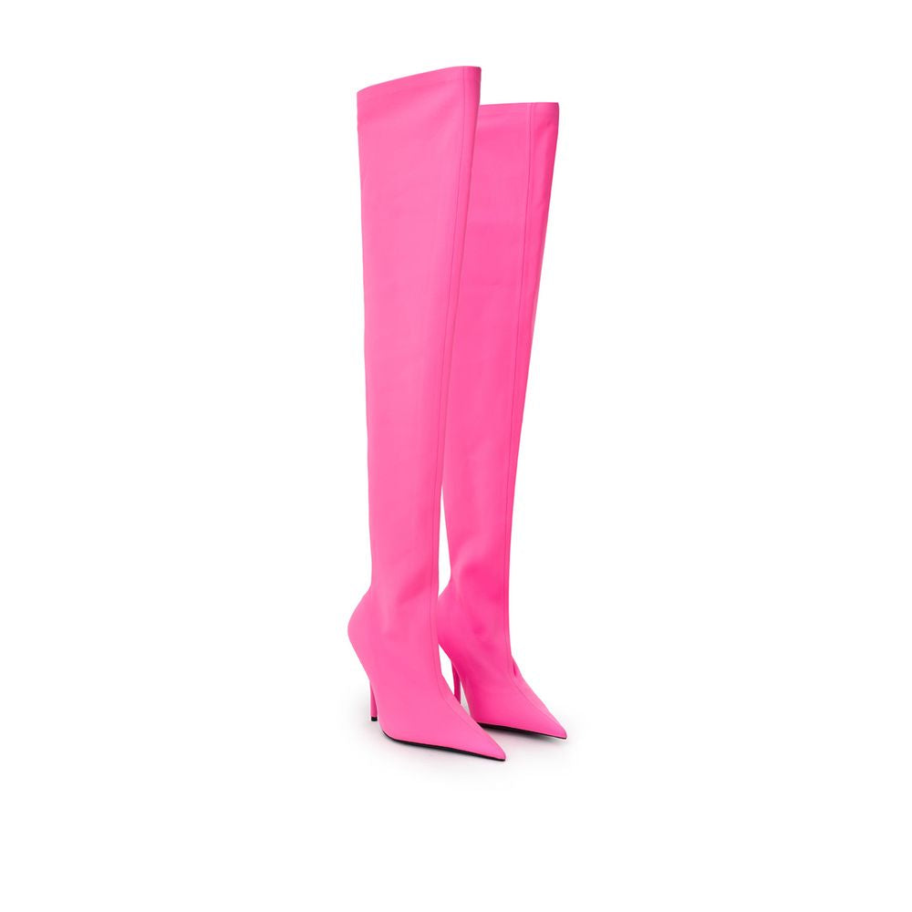 Balenciaga Elegant pink polyester ankle boots-2