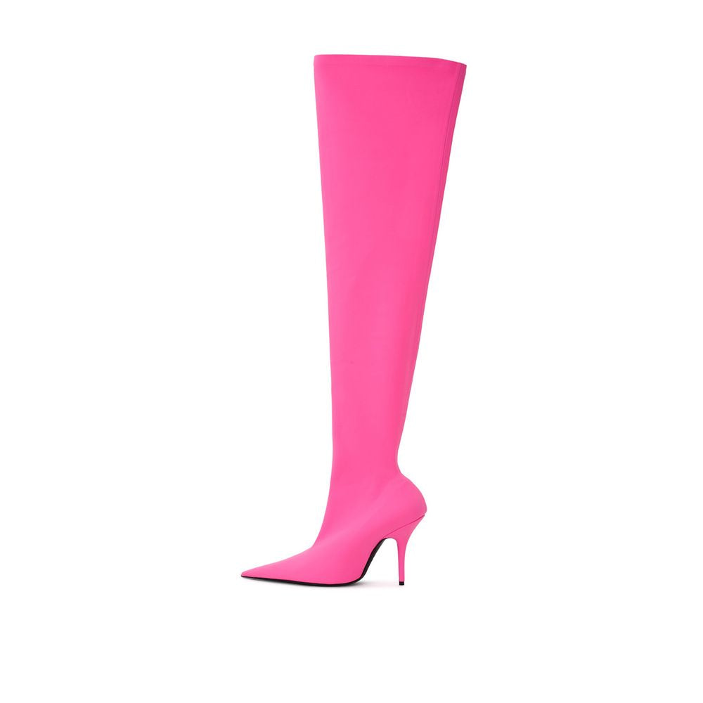 Balenciaga Elegant pink polyester ankle boots-3