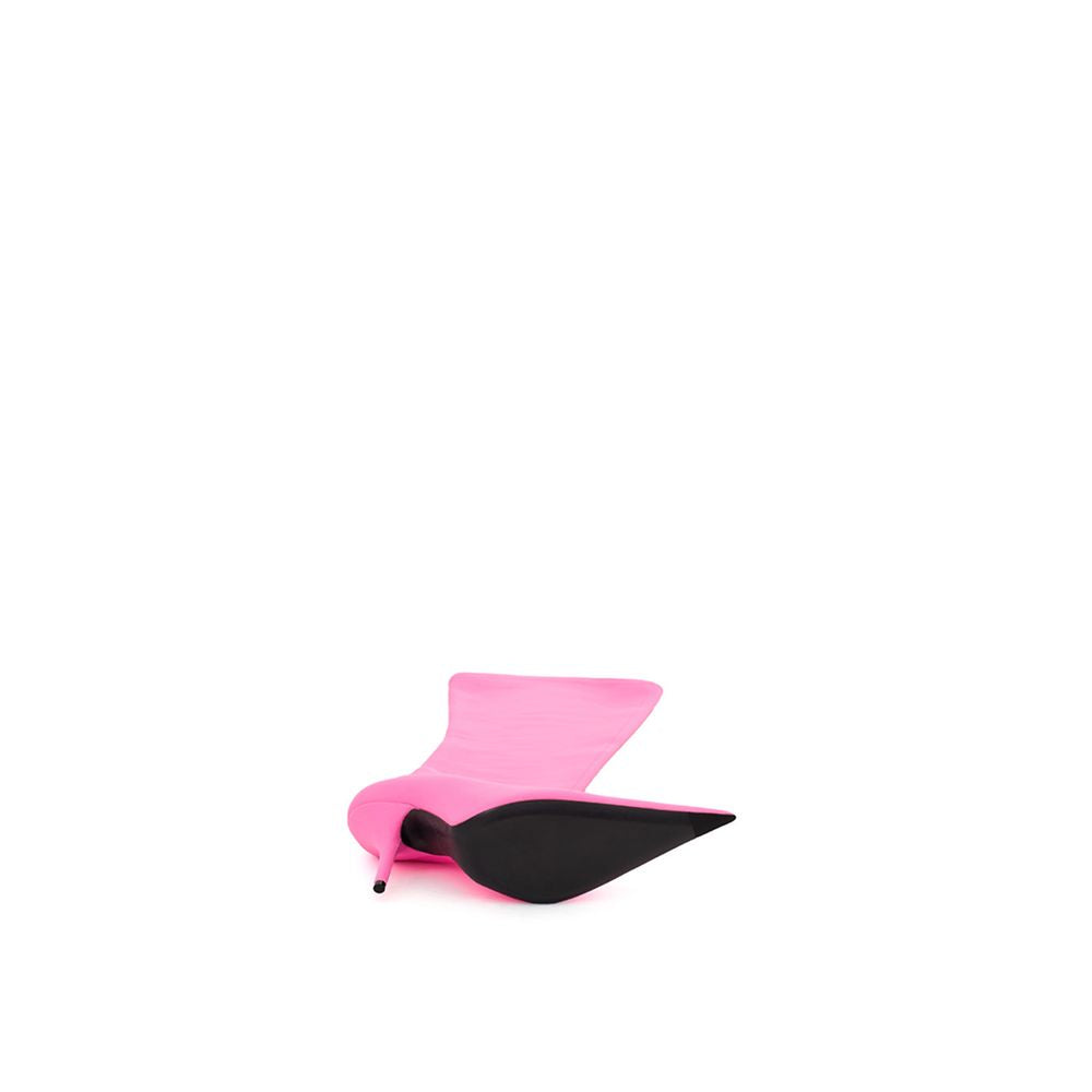 Balenciaga Elegant pink polyester ankle boots-5