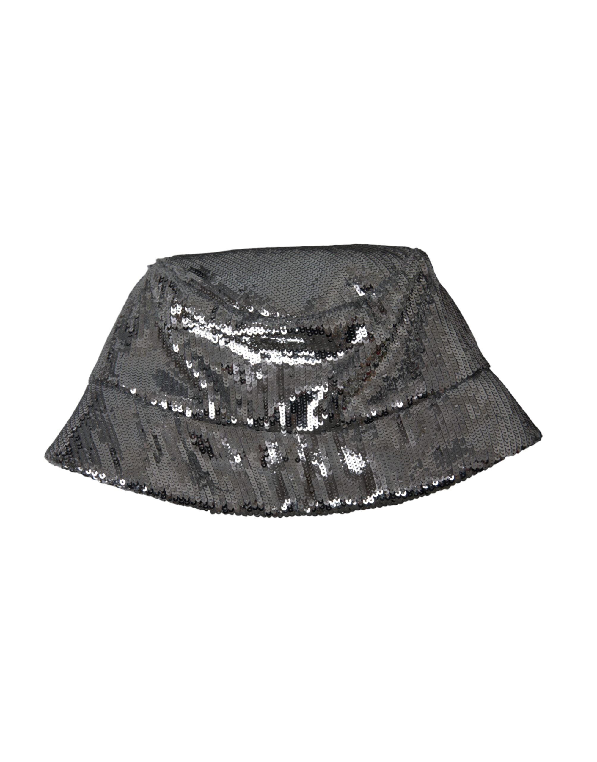 Sombrero de pescador de nailon con lentejuelas plateadas de Dolce & Gabbana para hombre-7
