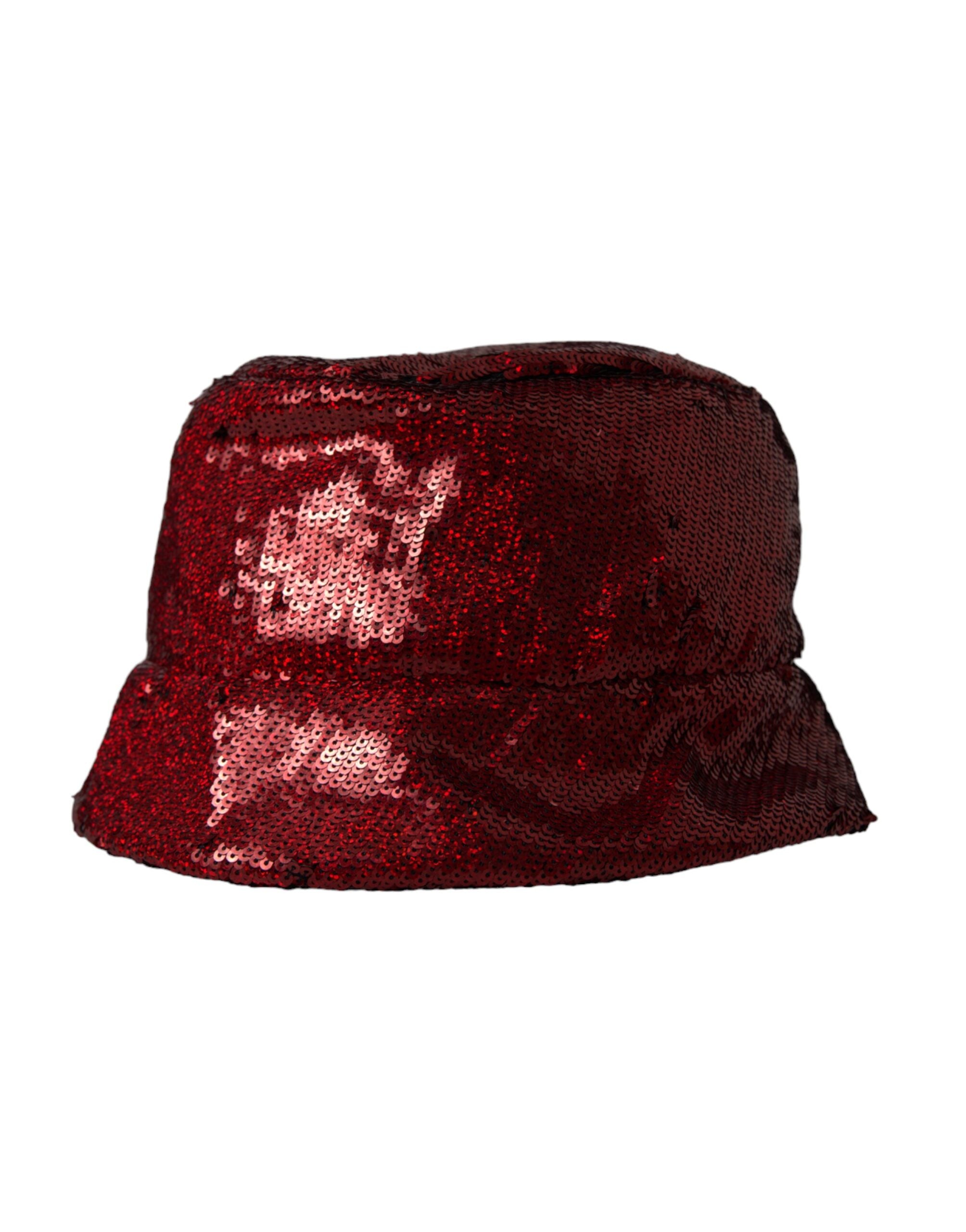 Sombrero de pescador de nailon con lentejuelas rojas de Dolce & Gabbana para hombre-2