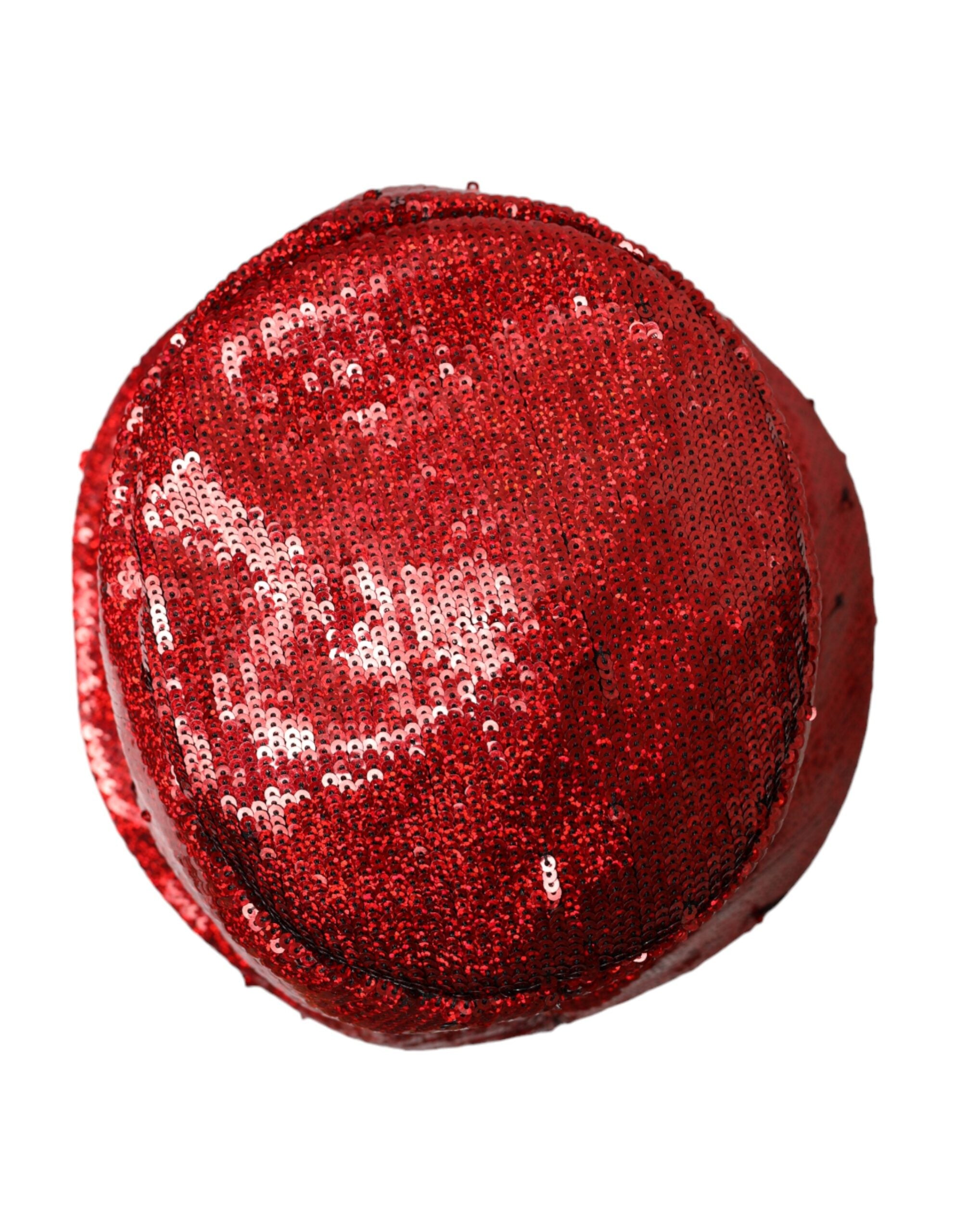 Sombrero de pescador de nailon con lentejuelas rojas de Dolce & Gabbana para hombre-4