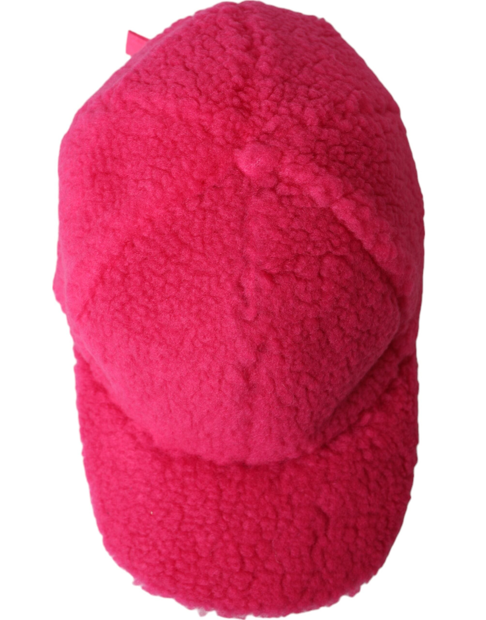 Gorra de béisbol de felpa polar rosa Dolce & Gabbana para hombre-3