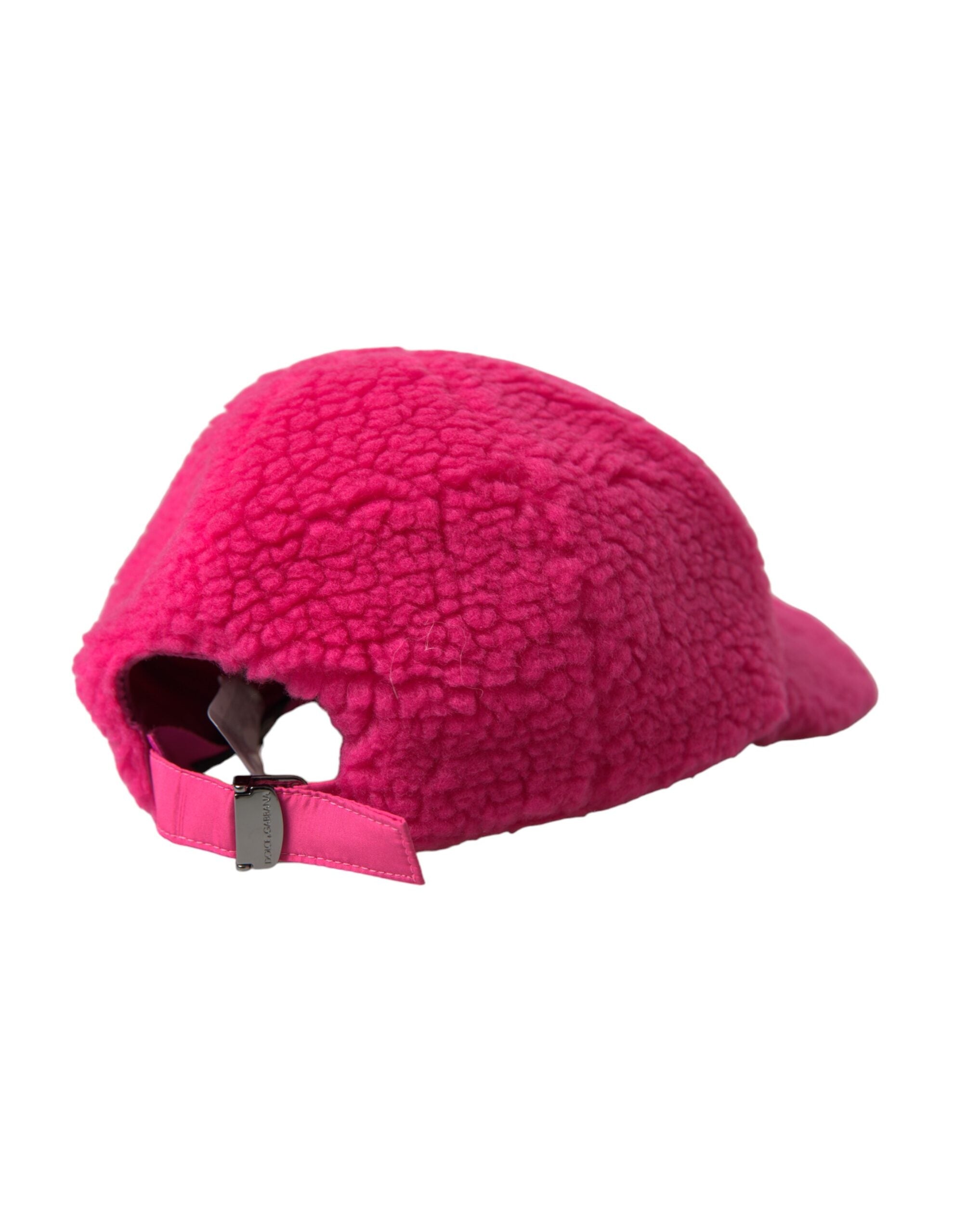 Gorra de béisbol de felpa polar rosa Dolce & Gabbana para hombre-5