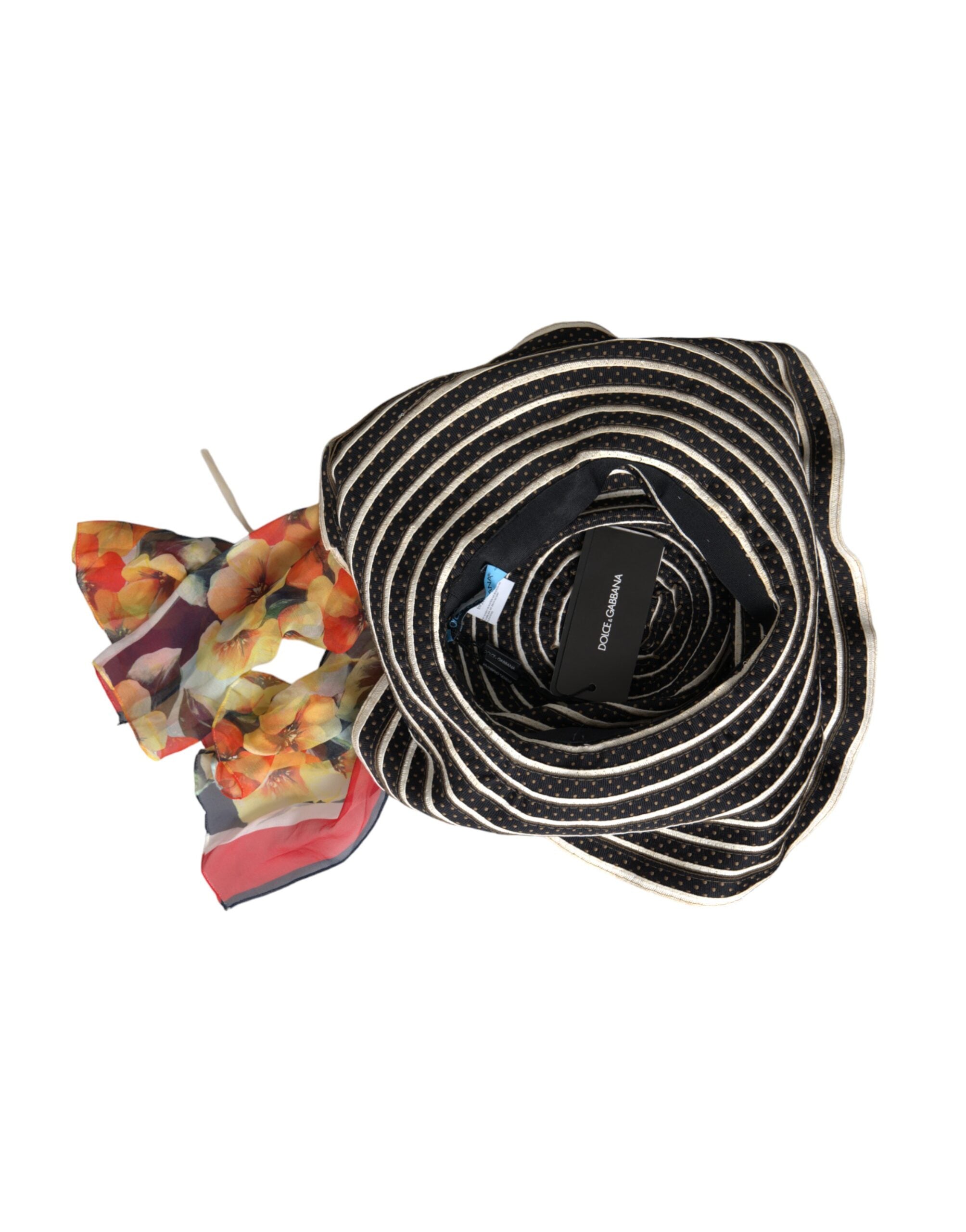 Dolce & Gabbana Multicolor Fantasie breite Krempe Schlapphut-7