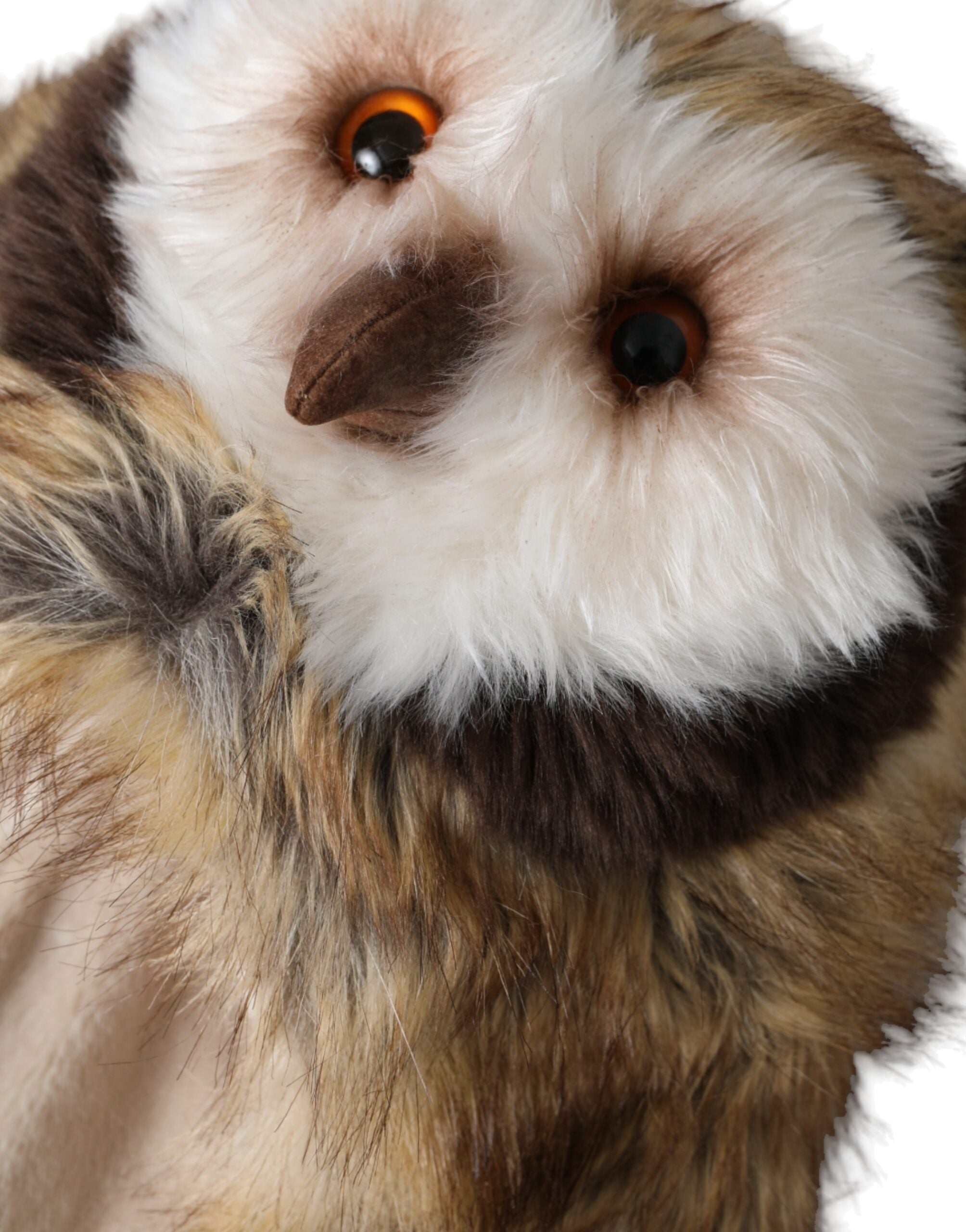 Dolce & Gabbana Brown Owl Faux Fur Full Head Hat-6