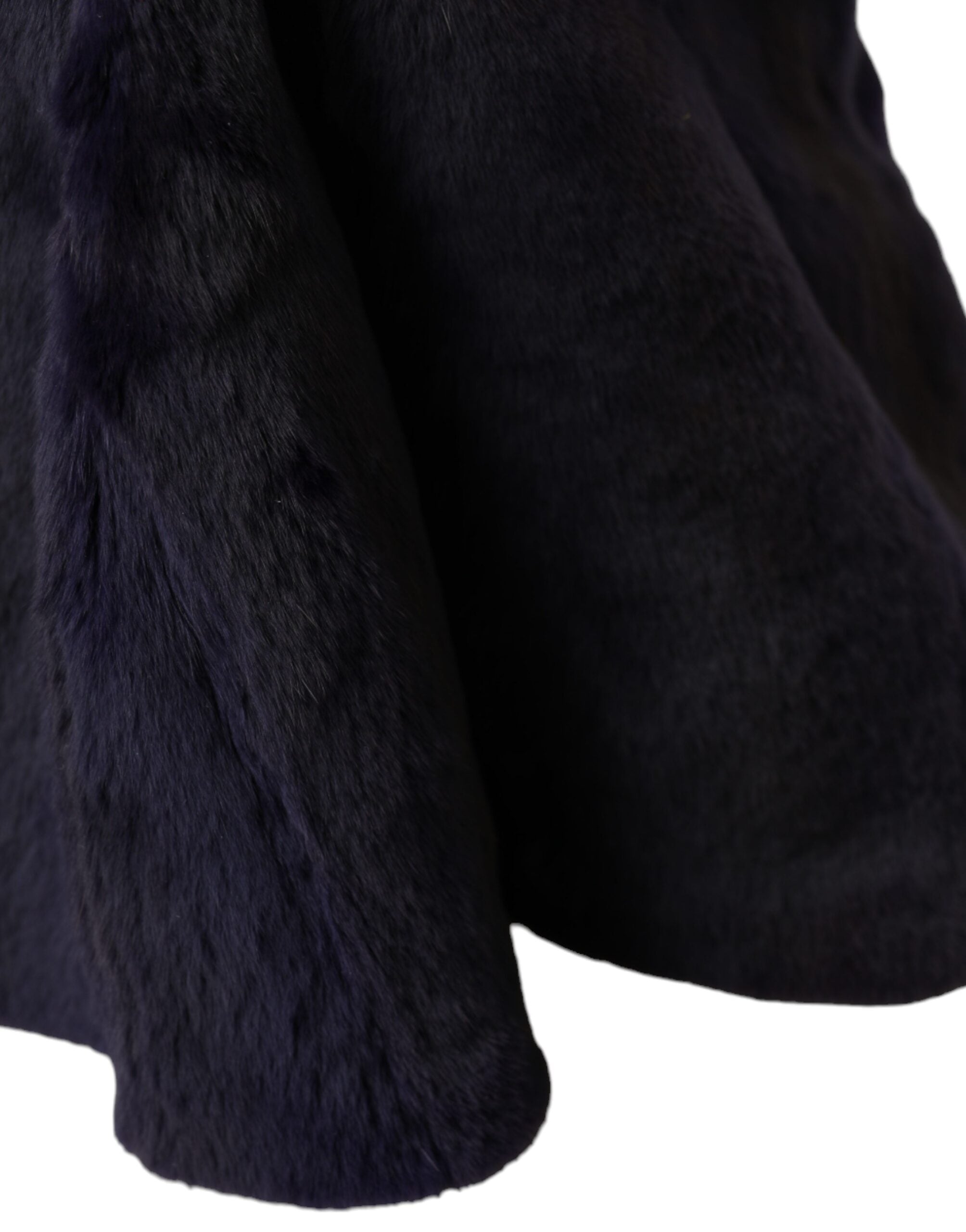 Dolce & Gabbana Schwarze Wiesel Pelz Ganzkopfmütze-5