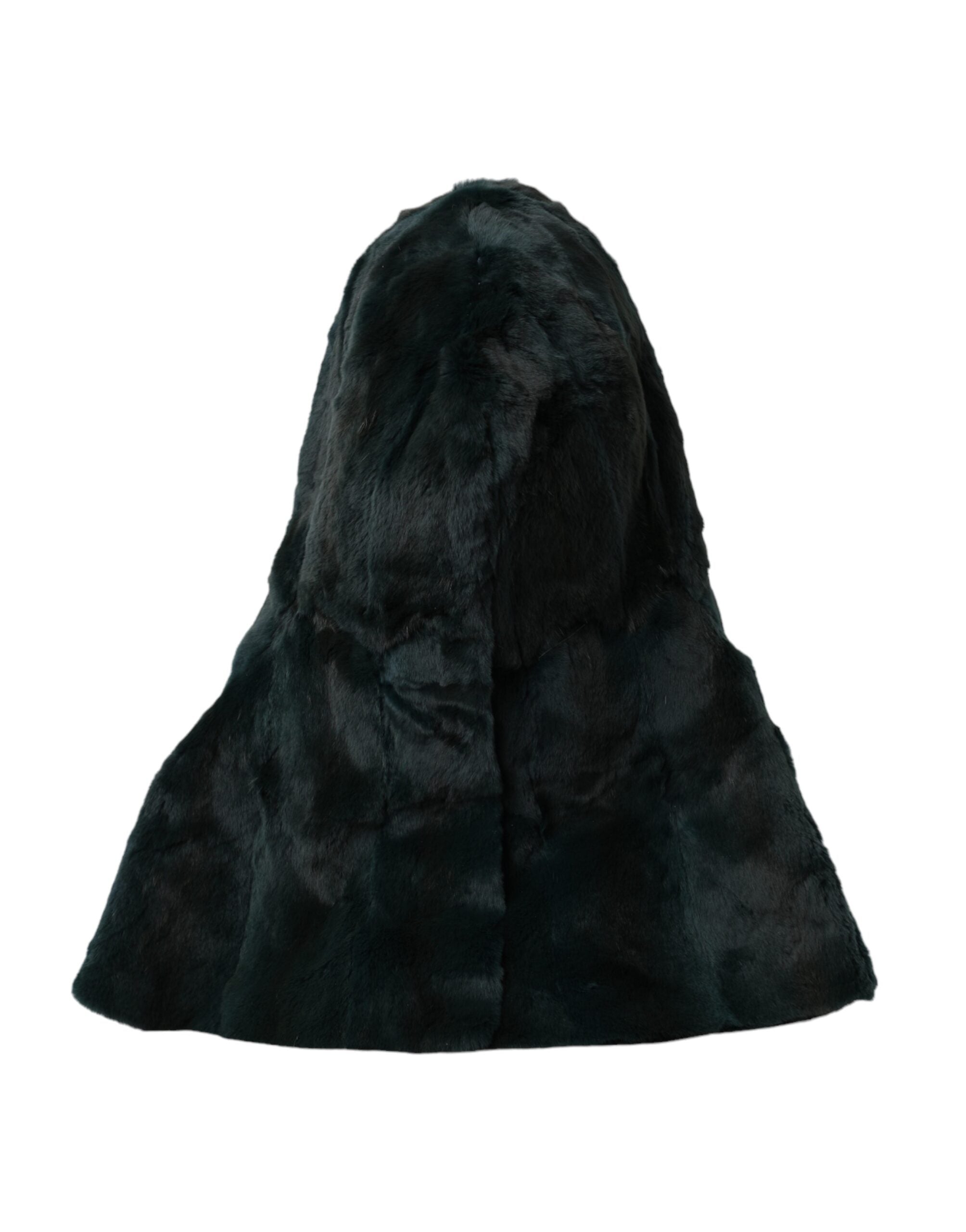 Dolce & Gabbana Schwarze Wiesel Pelz Ganzkopfmütze-3