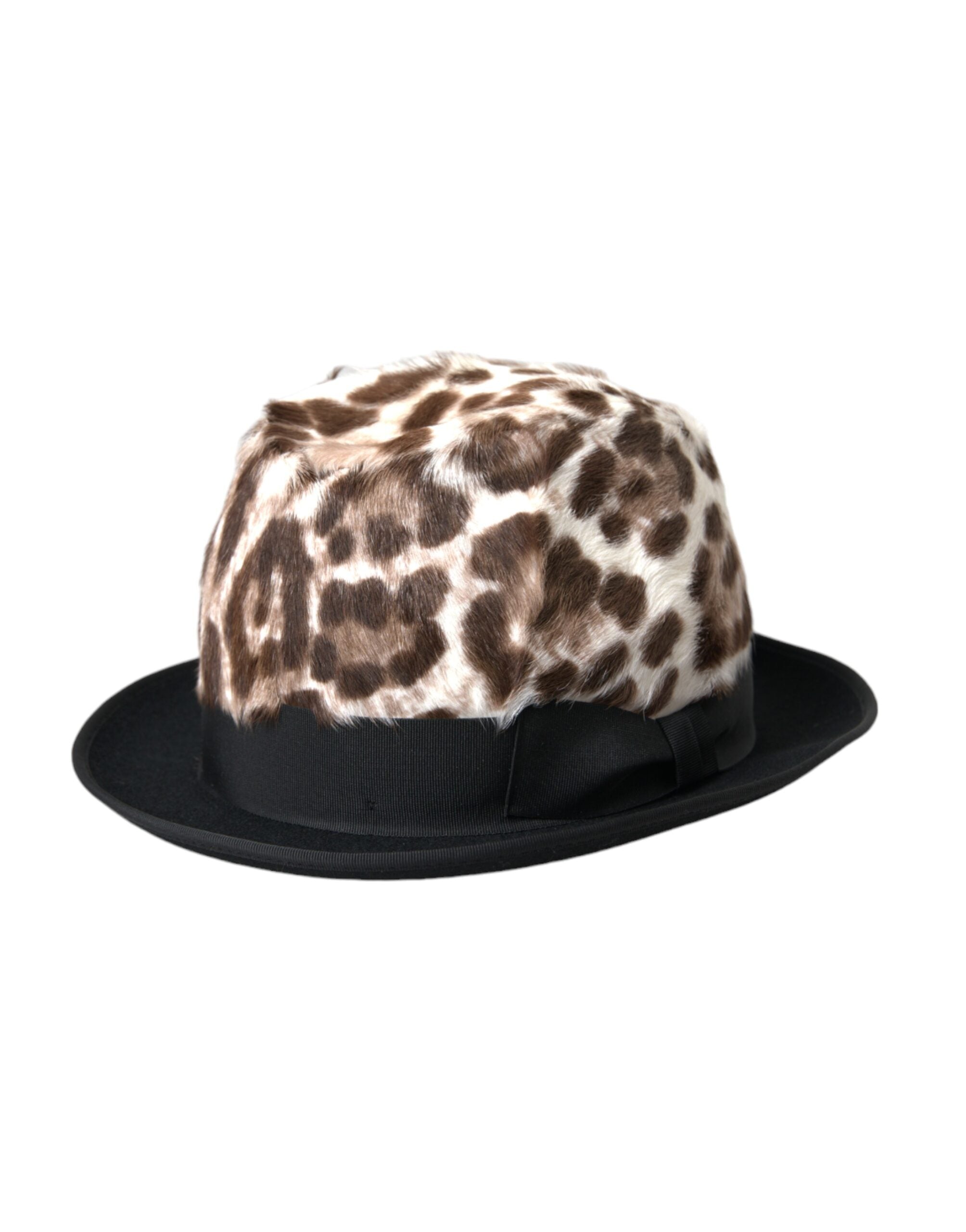 Dolce & Gabbana Multicolor Leopard Women's Fedora Hat