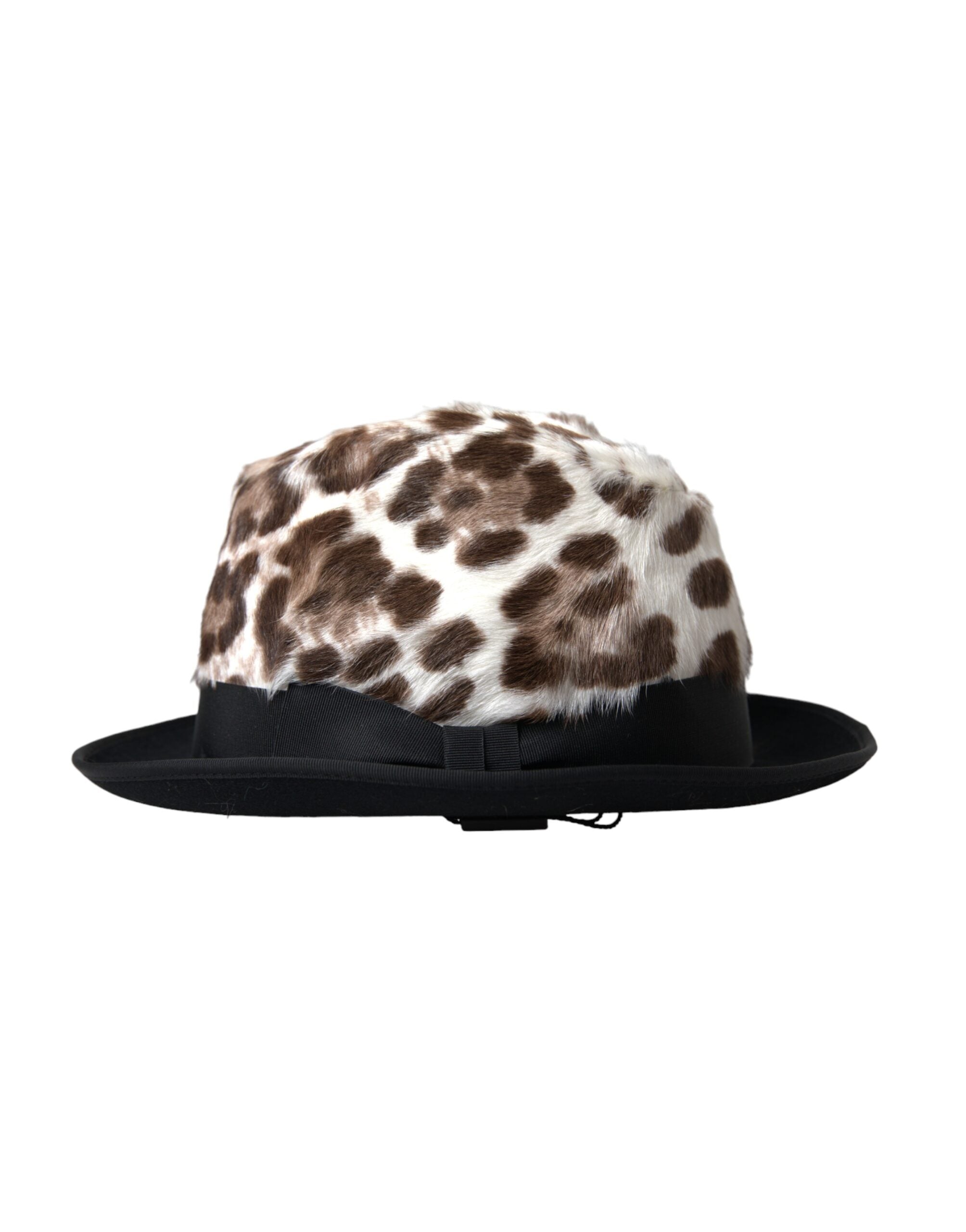 Sombrero fedora de leopardo multicolor para mujer de Dolce & Gabbana-3