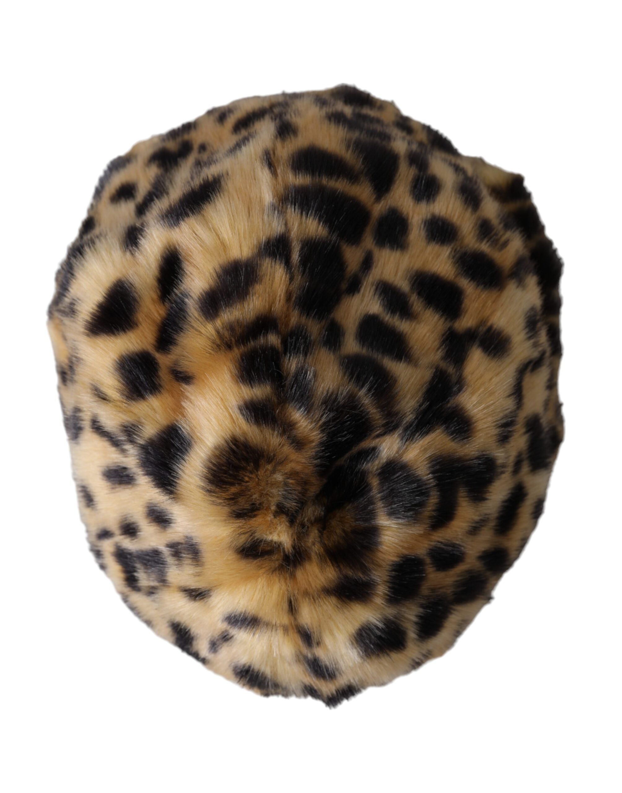 Dolce & Gabbana Brown Leopard Print Women's Bucket Hat-4
