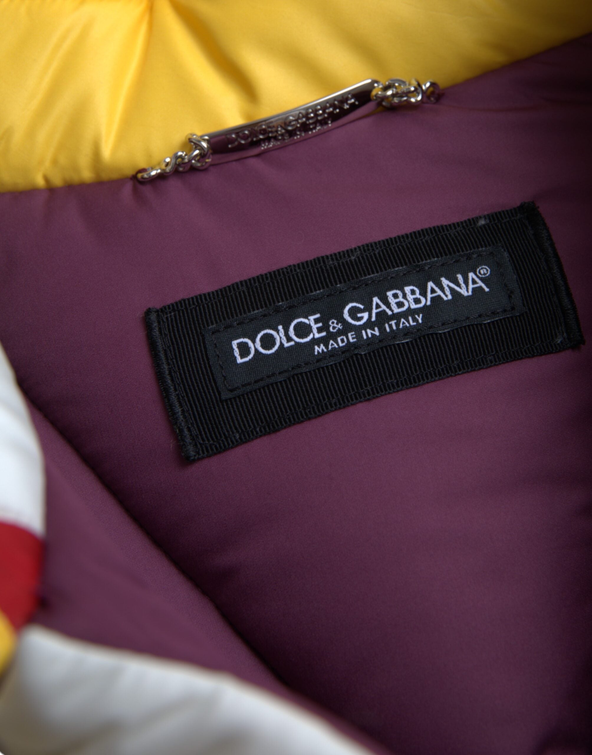 Dolce & Gabbana Multicolor Windbreaker Puffer Jacket Men-8