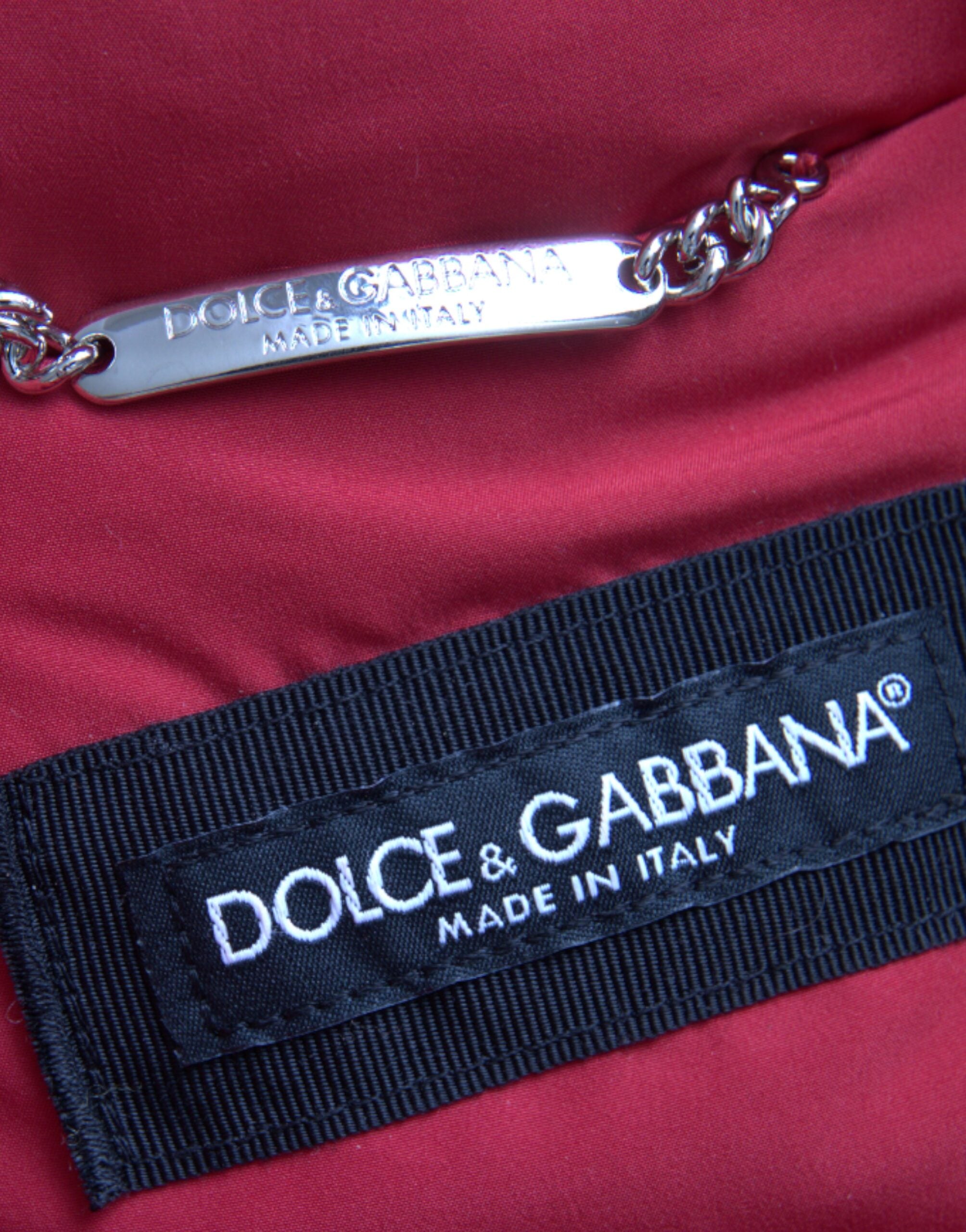 Dolce & Gabbana Multicolor Quilted Hooded Puffer Jacket-7