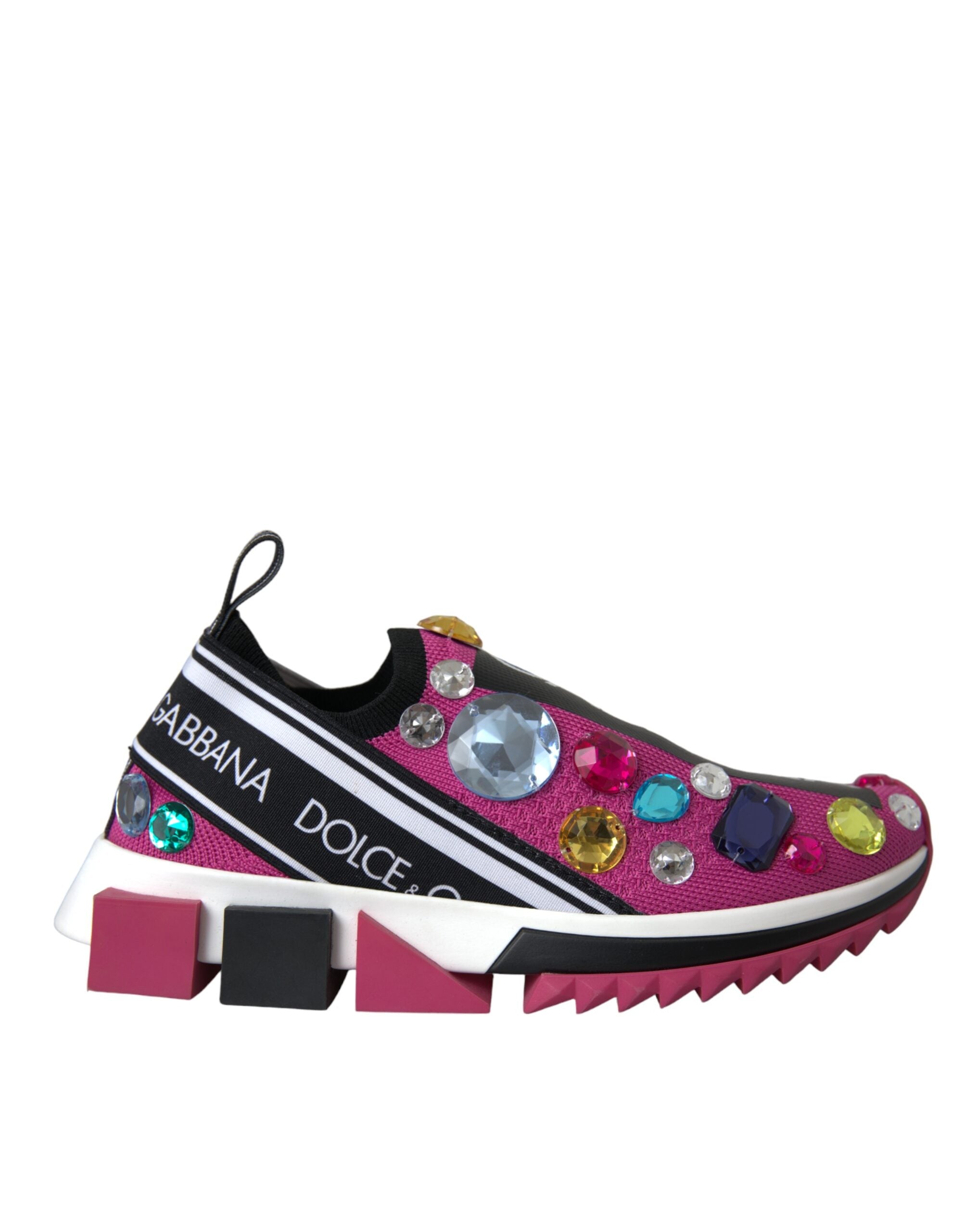 Zapatillas deportivas Dolce & Gabbana Rosa Sorrento Crystal-1