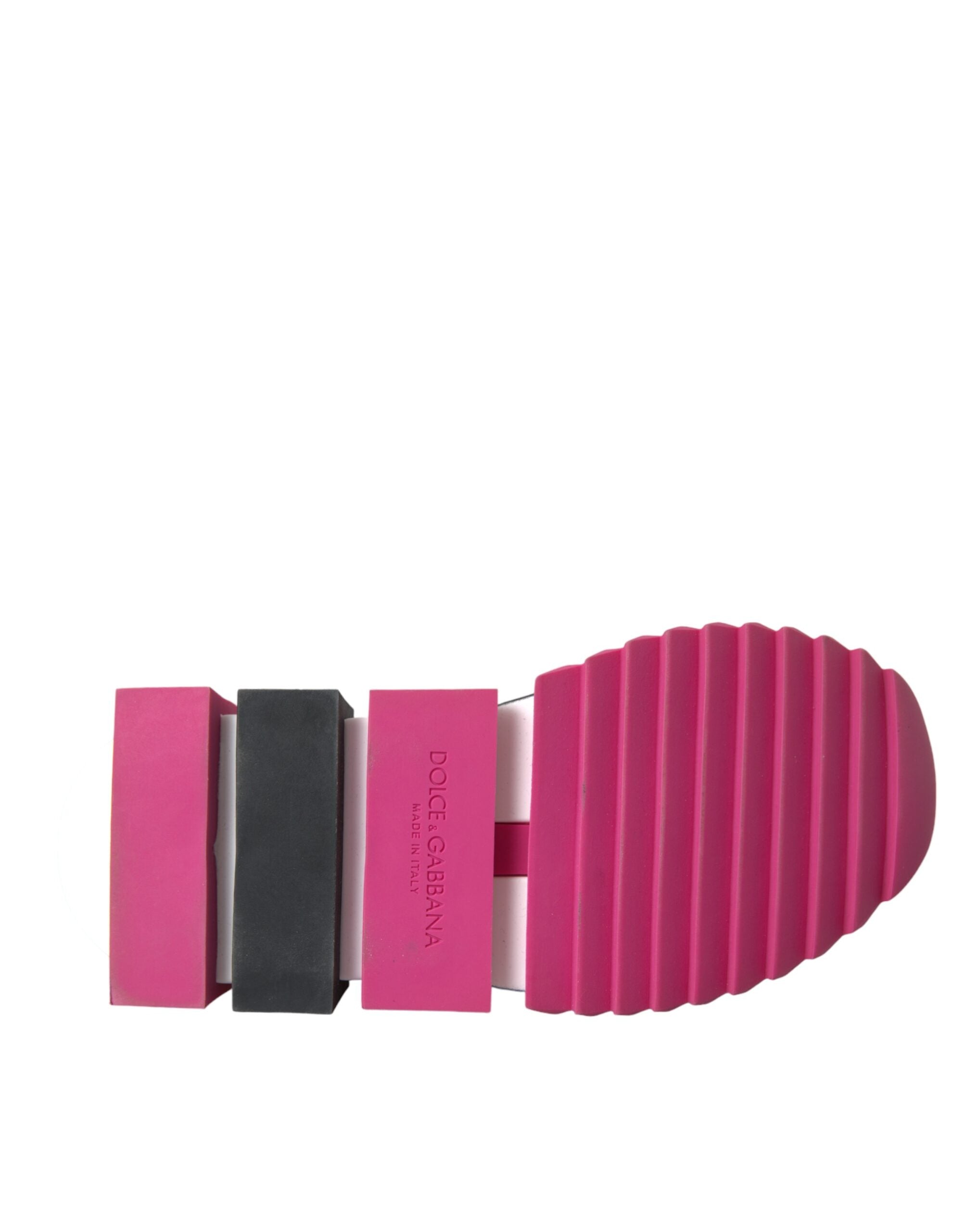Zapatillas deportivas Dolce & Gabbana Rosa Sorrento Crystal-7
