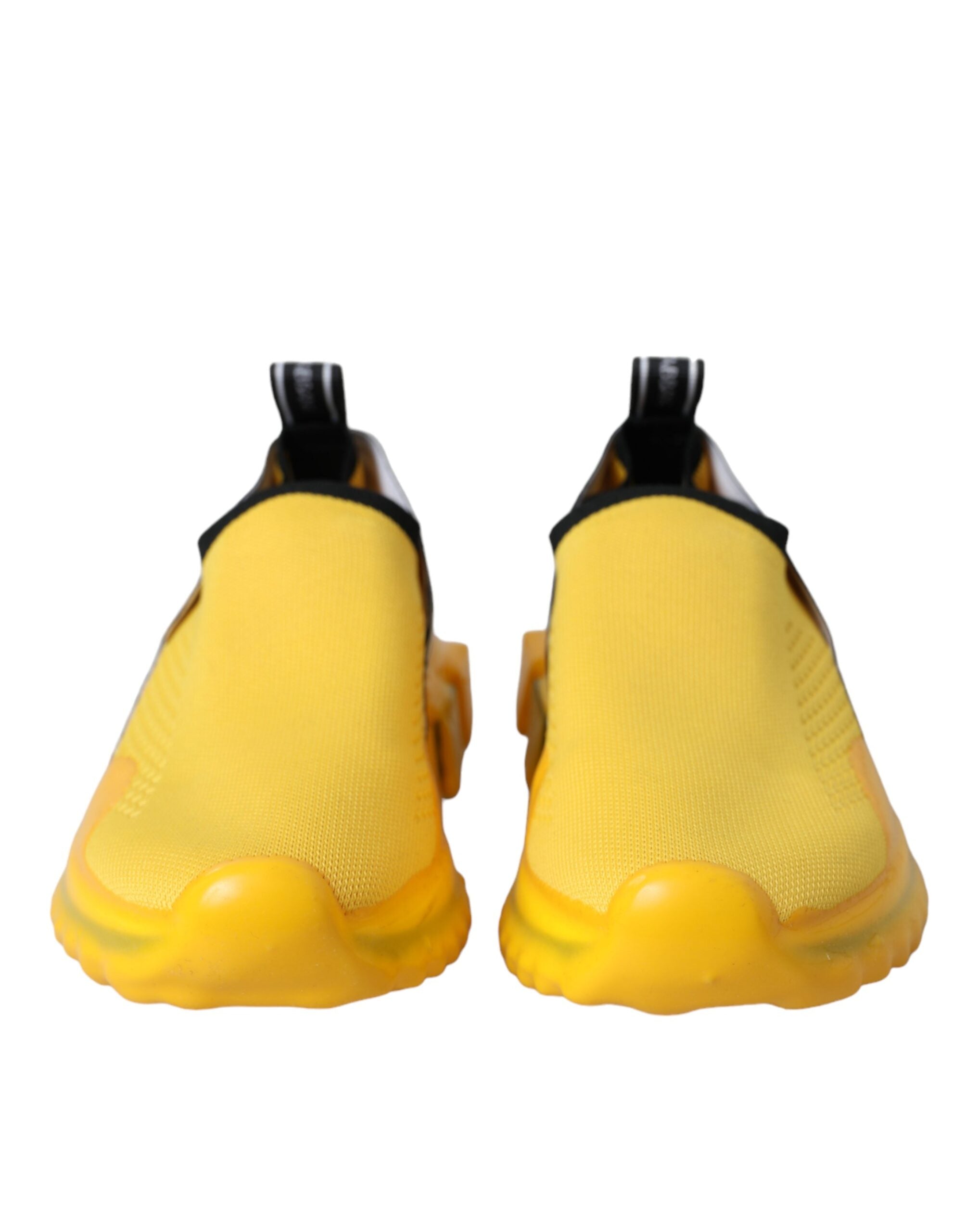 Dolce & Gabbana Yellow Sorrento Slip On Sneakers Women's Shoes-2
