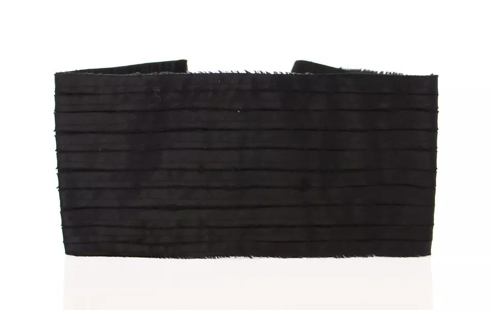 Dolce & Gabbana Black Silk Cummerbund for Women-1