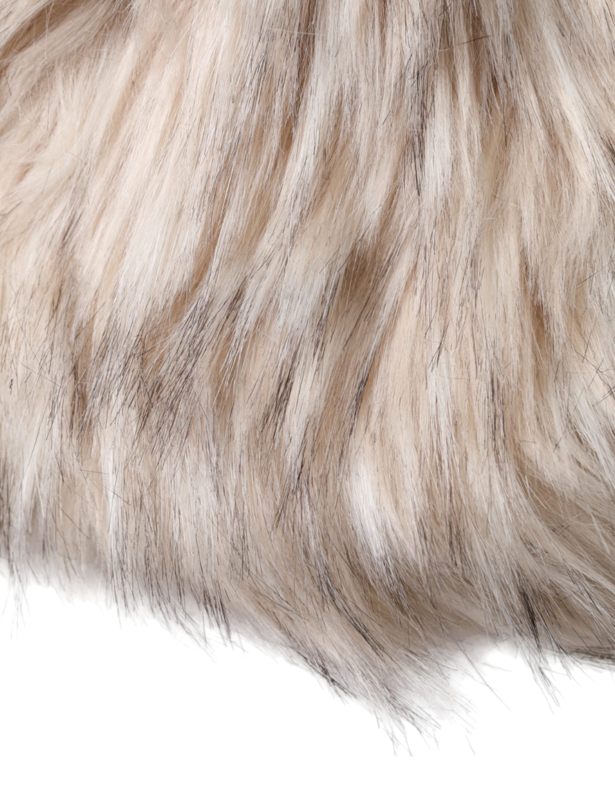 Dolce & Gabbana Beige Acrylic Fur Women's Bucket-3