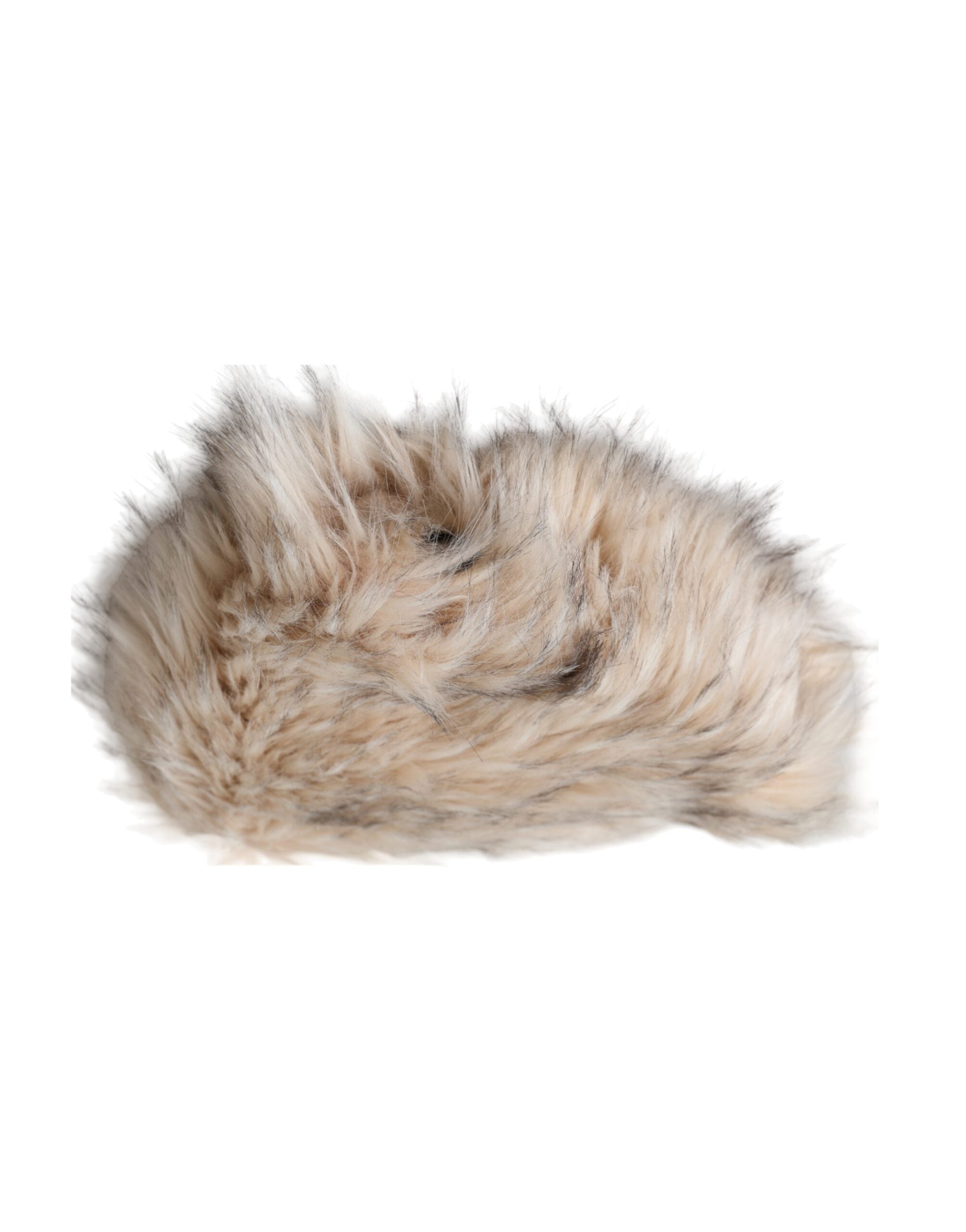 Dolce & Gabbana Beige Acrylic Fur Women's Bucket-4