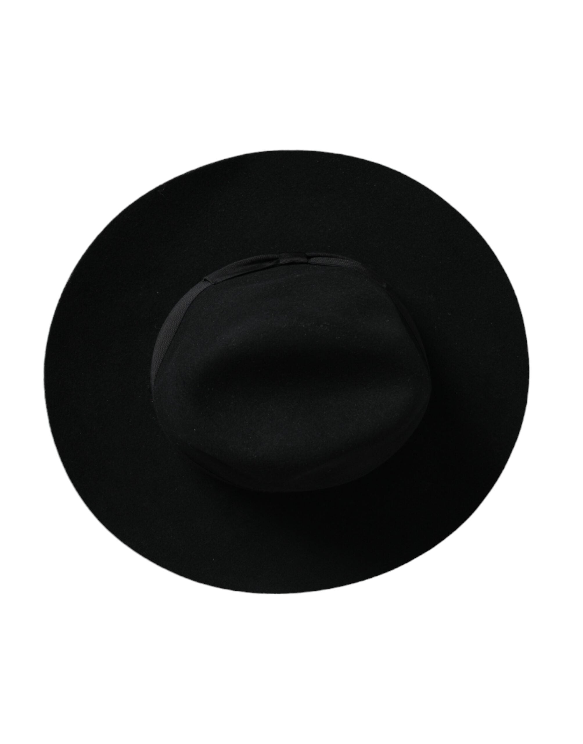 Dolce & Gabbana Schwarzer Kaninchen Fedora Trilby Frauen Hut-4