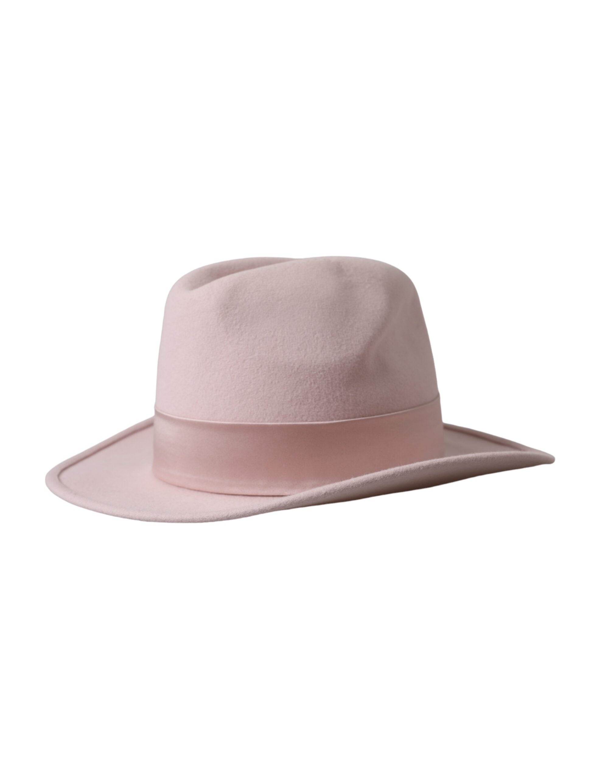 Dolce & Gabbana Pink Rabbit Fedora Trilby Women's Hat-3