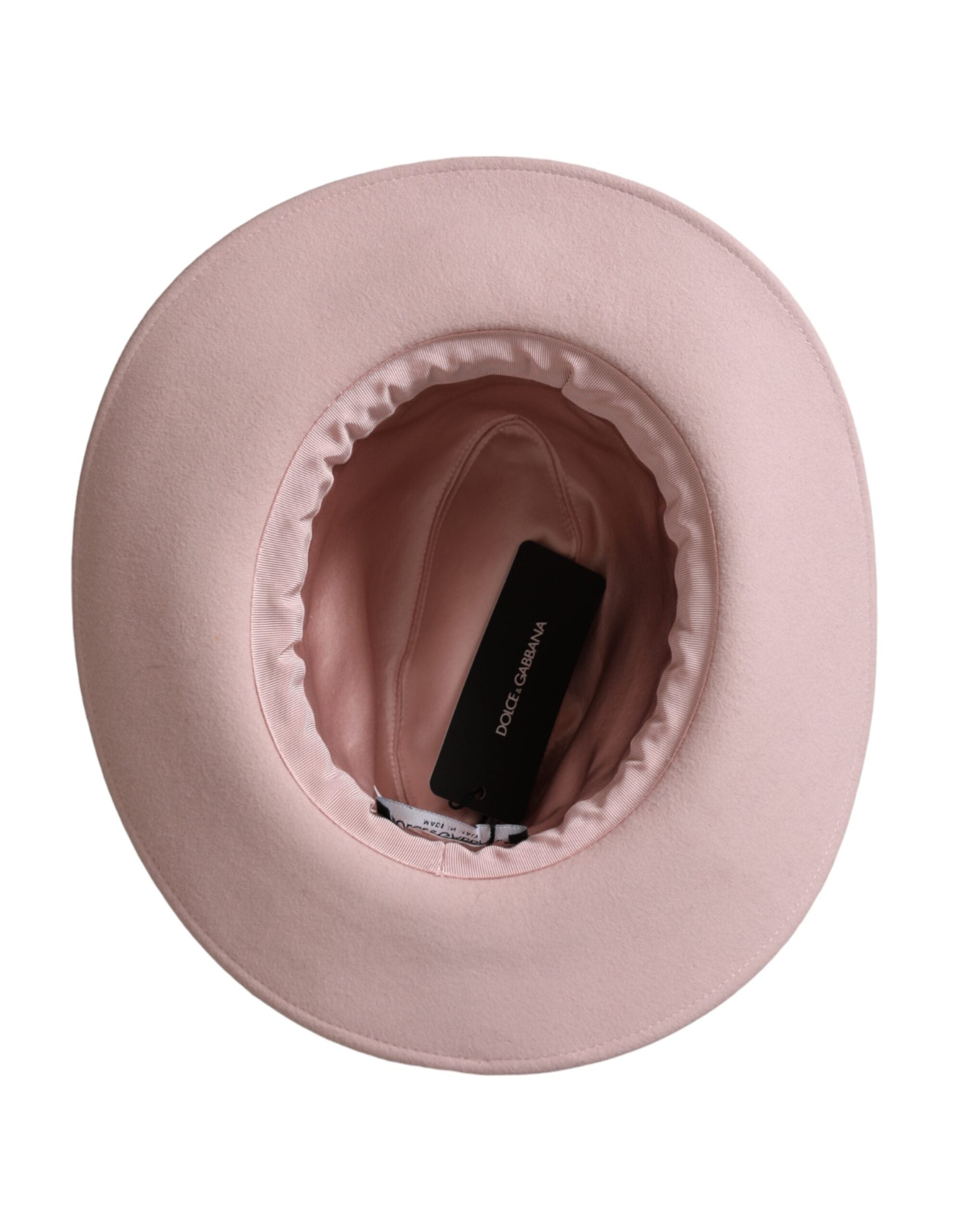 Dolce & Gabbana Pink Rabbit Fedora Trilby Women's Hat-5